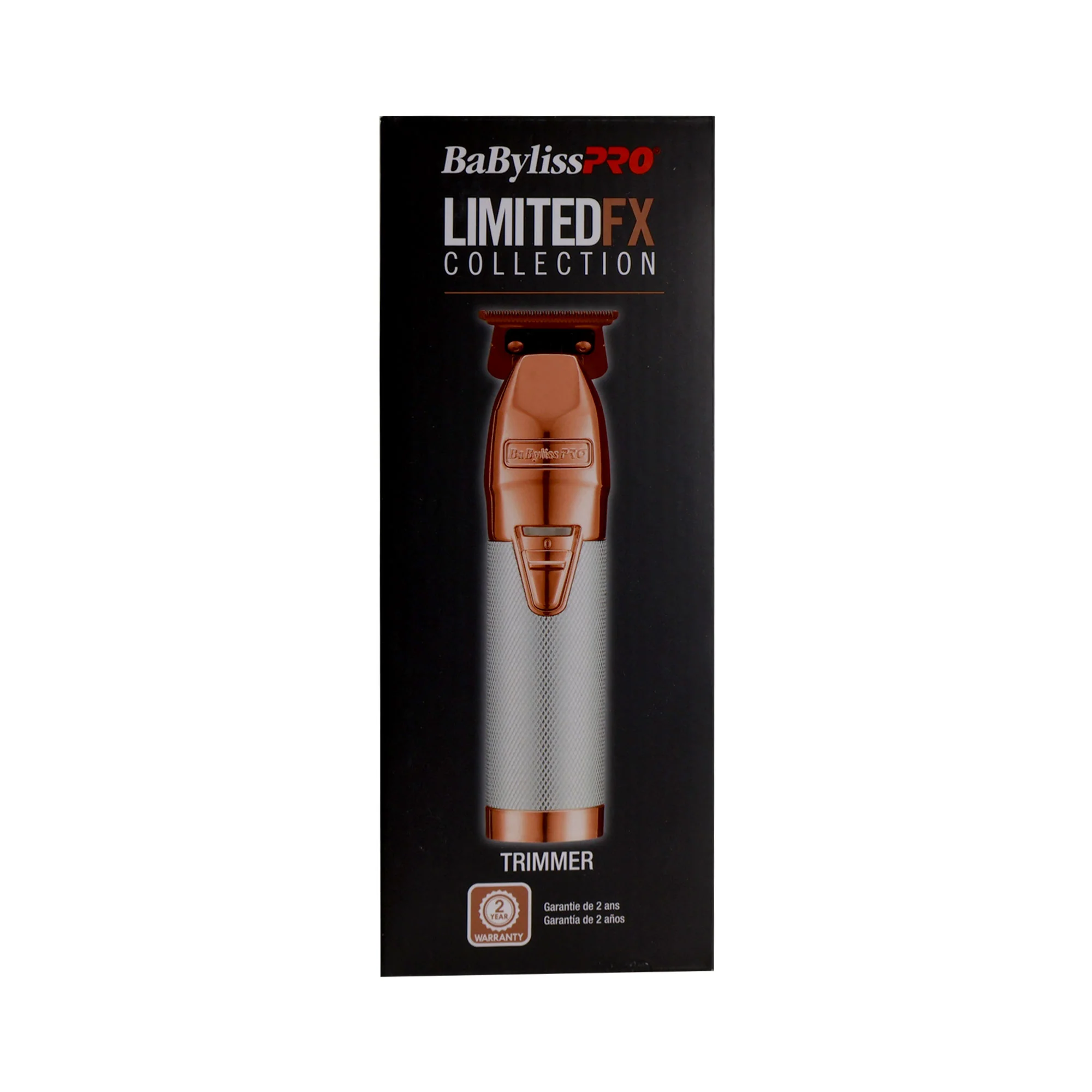 BaByliss Pro LIMITEDFX Collection Limited Edition Trimmer and Double Foil Shaver Rose Gold FXDUOFS2TRG with Barberology RoseFX Metal Comb Set - Image 5