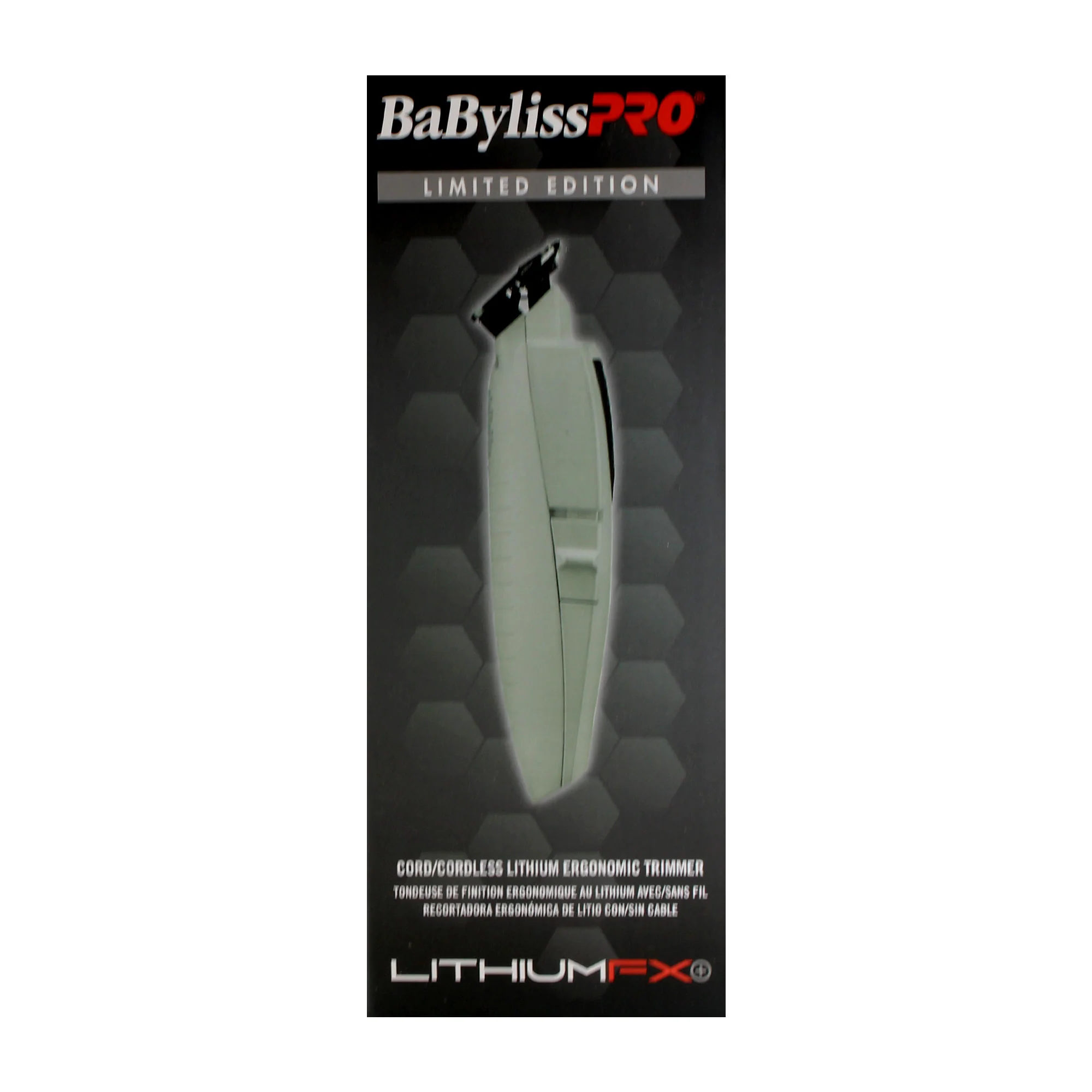 BaByliss Pro LITHIUMFX+ Limited Edition Cordless Lithium Ergonomic Trimmer (Grey) FX773NGY - Image 9