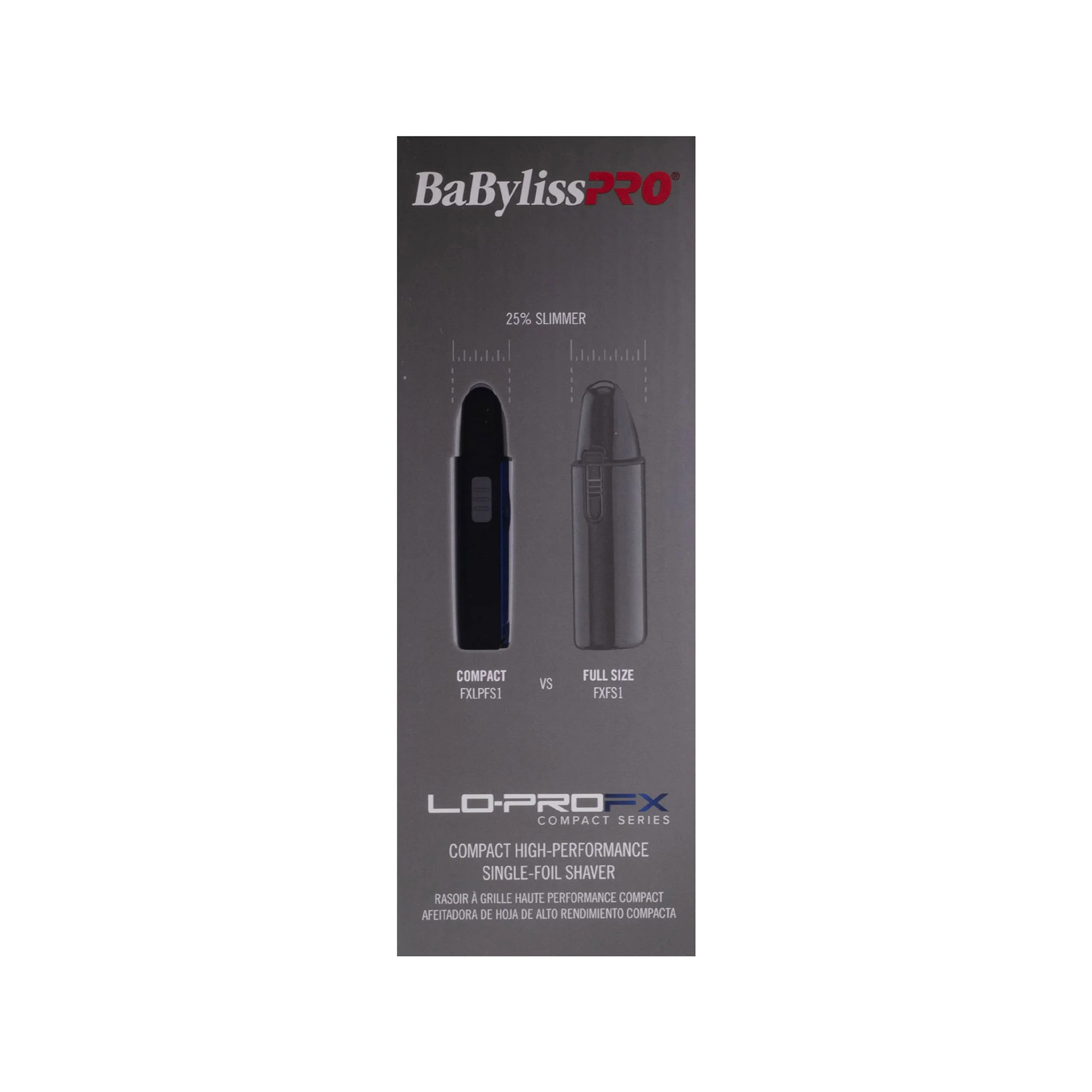 BaByliss Pro Lo-ProFX Compact High-Performance Single Foil Cordless Shaver (Blue) - Image 7