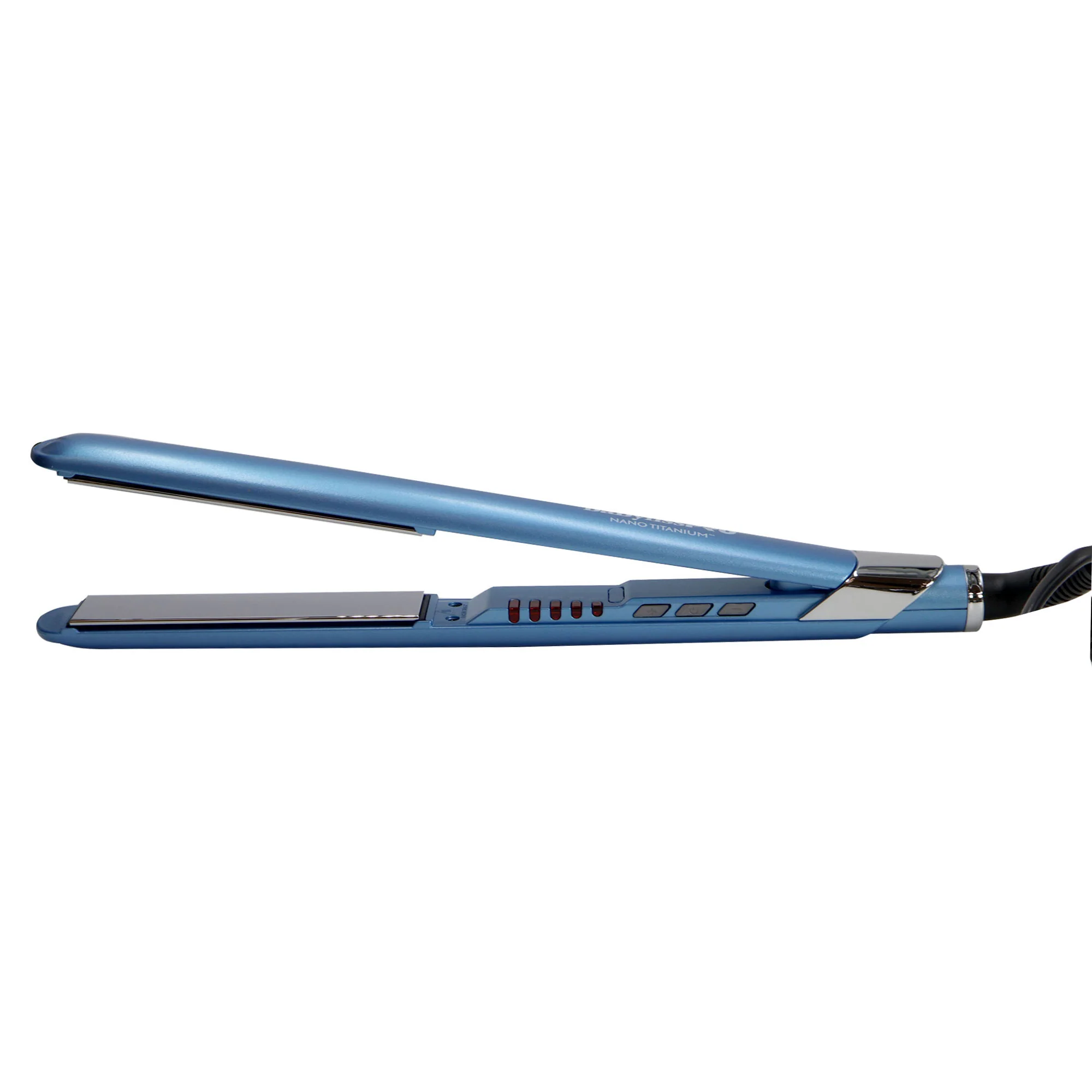 BaByliss Pro Nano Titanium 1" Ultra-Sleek Hair Straightener Flat Iron with Conair Pro Ergo-Grip Detangler Brush for All Hair Types - Image 4