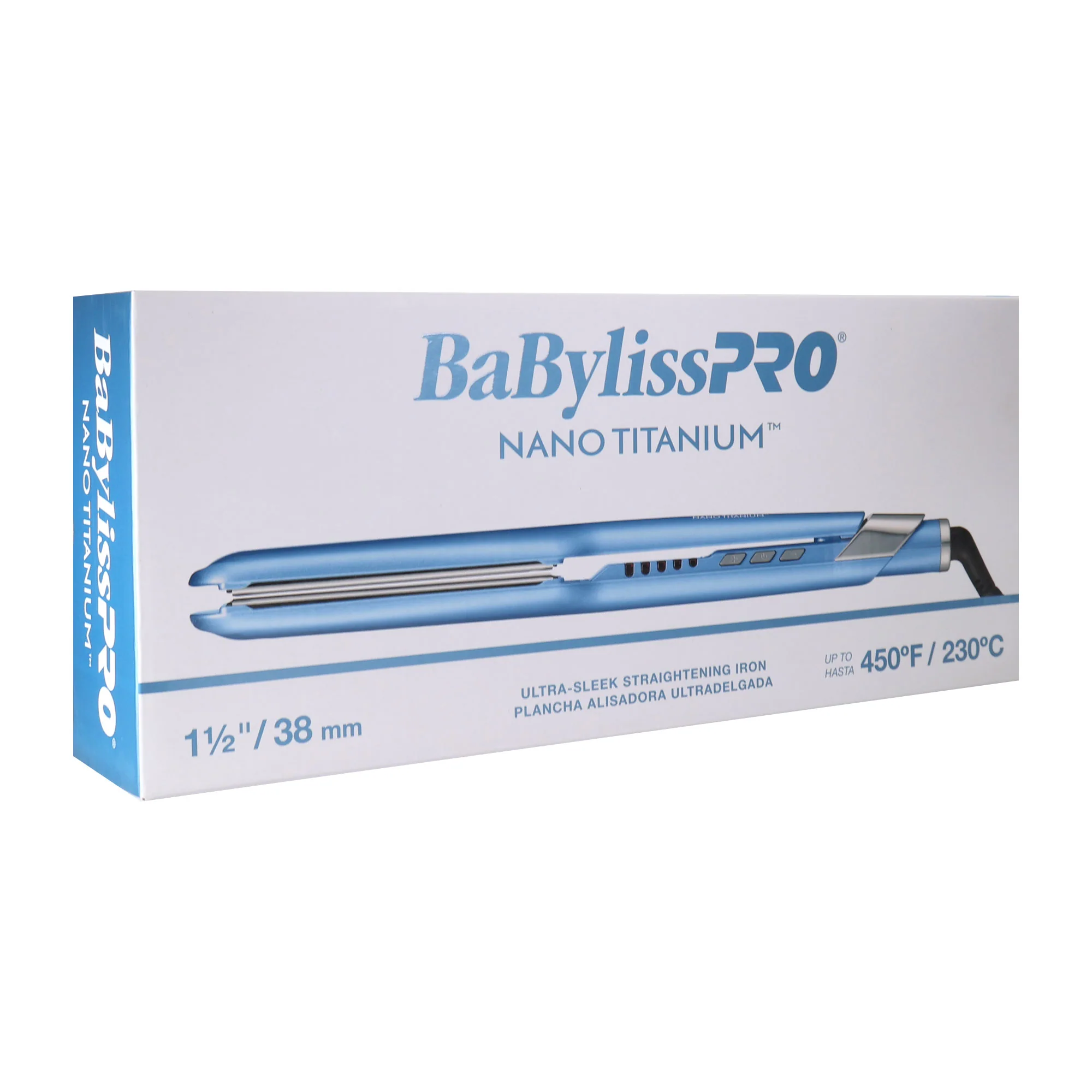 BaByliss Pro Nano Titanium 1½" Ultra-Sleek Hair Straightener, Flat Iron - Image 4
