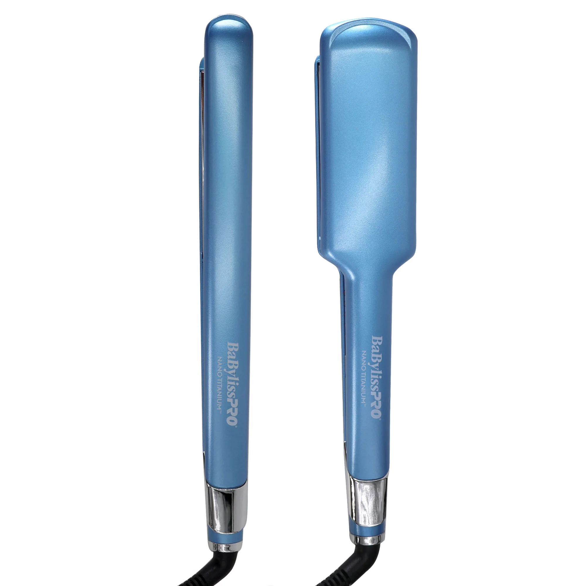 BaByliss Pro Nano Titanium 2" Ultra-Sleek Hair Straightener Flat Iron with BaByliss Pro Nano Titanium 1" Ultra-Sleek Hair Straightener Flat Iron