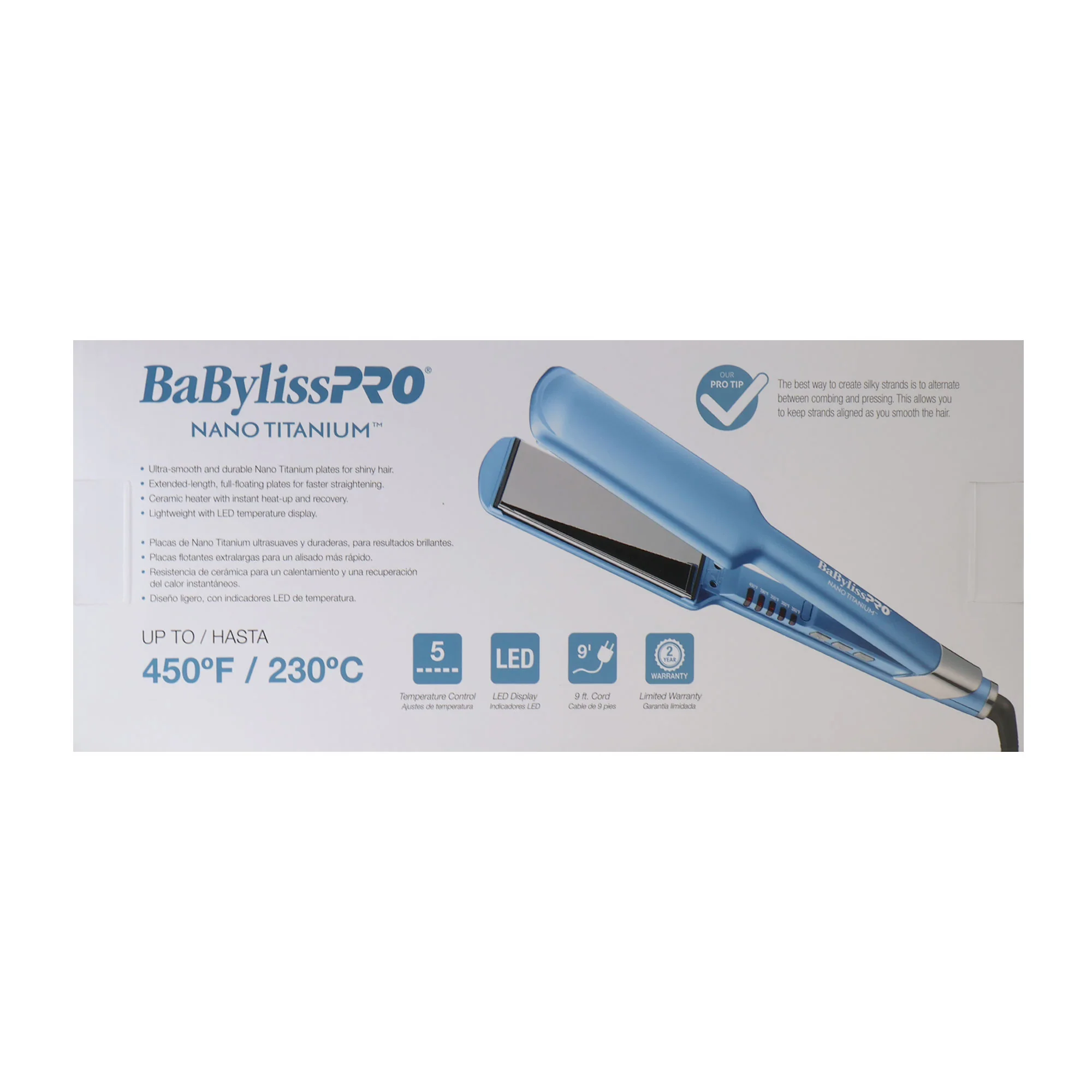 BaByliss Pro Nano Titanium 2" Ultra-Sleek Hair Straightener Flat Iron with BaByliss Pro Nano Titanium 1" Ultra-Sleek Hair Straightener Flat Iron - Image 11
