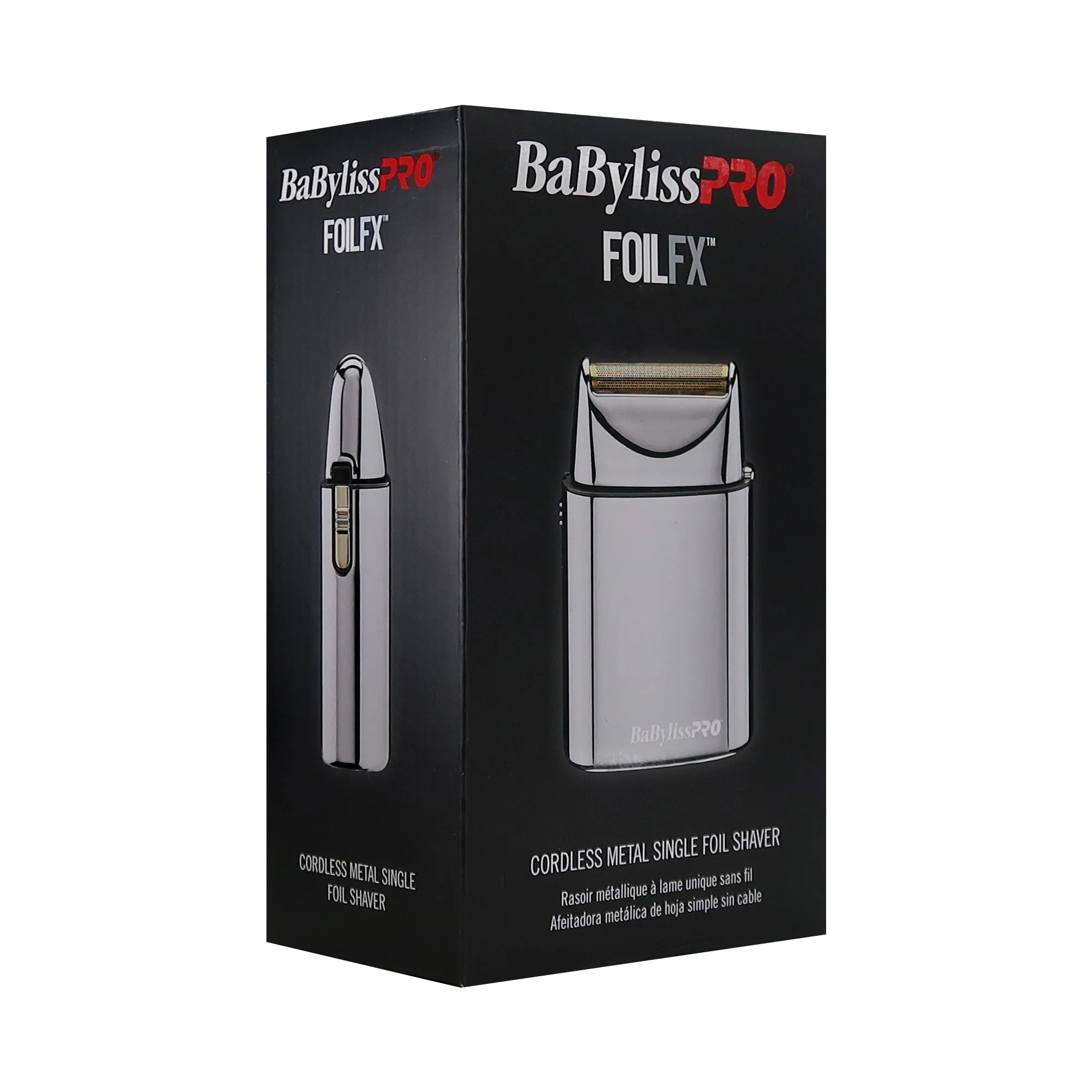 BaByliss Pro Professional Hypoallergenic Single Foil Cordless Shaver FXFS1 with Philips Norelco Nose Trimmer 3000 for Nose, Ears Eyebrows NT3600/62 - Image 6