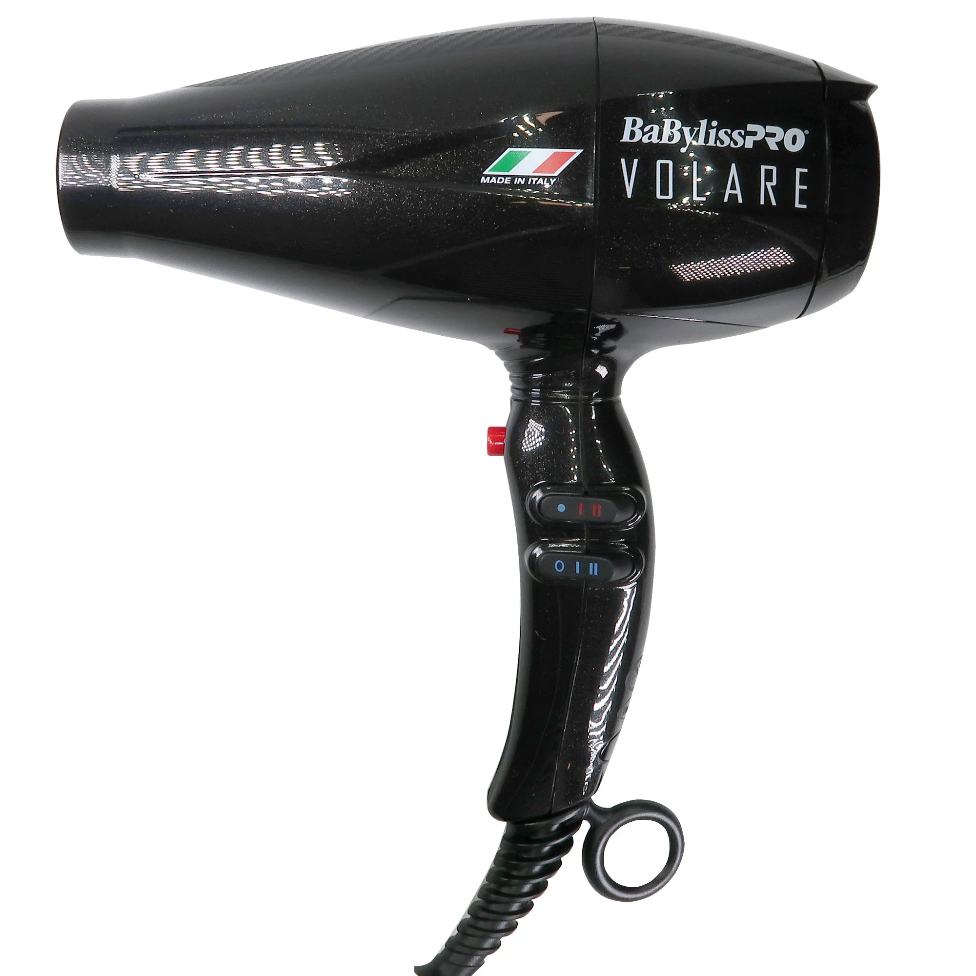 BaByliss Pro Volare Nano Titanium Italian Performance Hair Dryer #BVOL1 with Nano Titanium Prima2000 3/4" Mini Flat / Curling Iron Iridescent #BNTBRB2000UC - Image 3