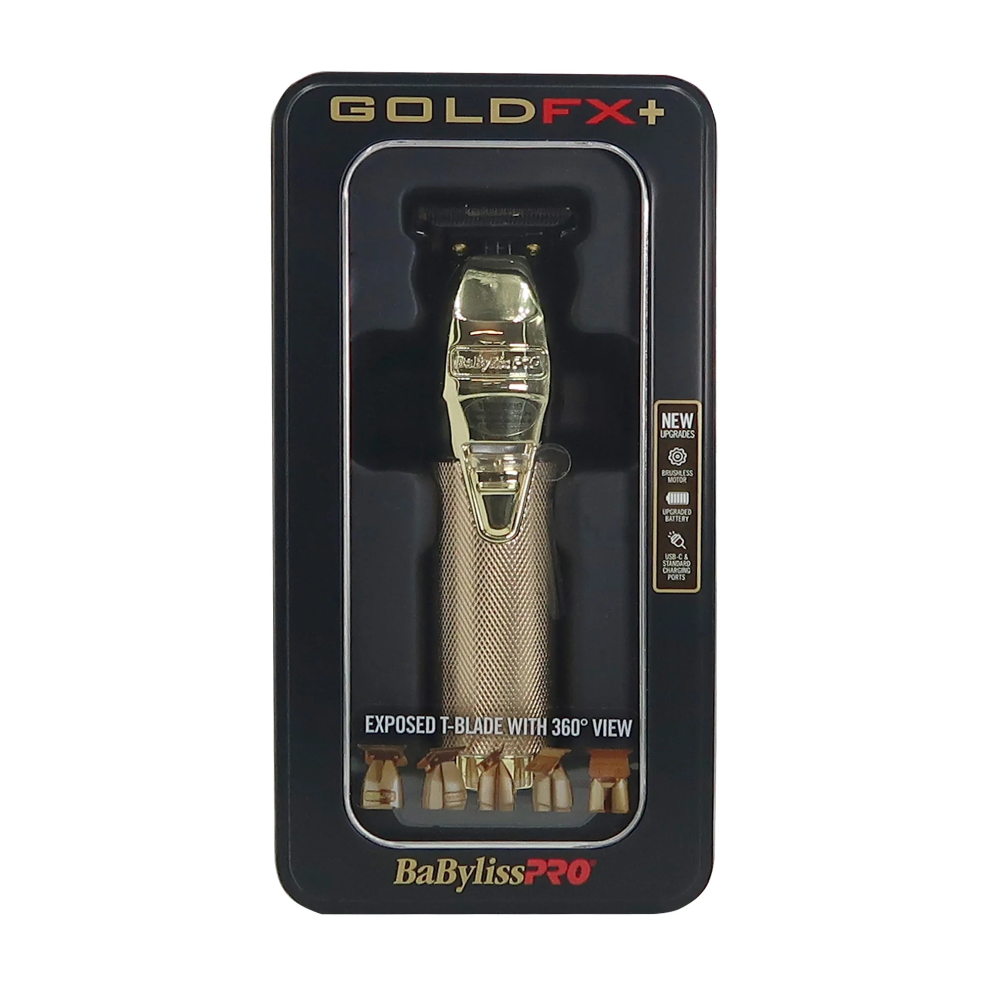 BaByliss Pro FX870 PI BOOST+ Influencer Collection Frank Da Barber Cordless Clipper - Purple with Double Foil Shaver FXFS2G and GOLDFX+ Lithium Outlining Trimmer FX787NG - Image 7
