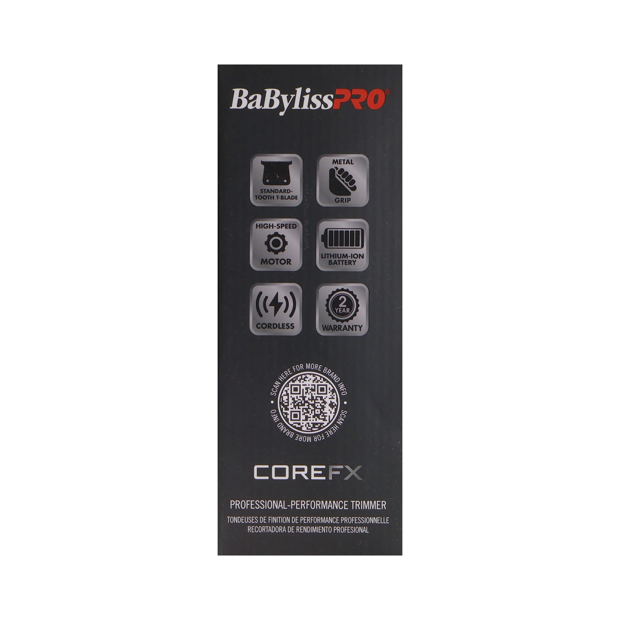 BabylissPRO COREFX FX86 Clipper & FX76 Trimmer Kit with Combs & Cape - Image 9
