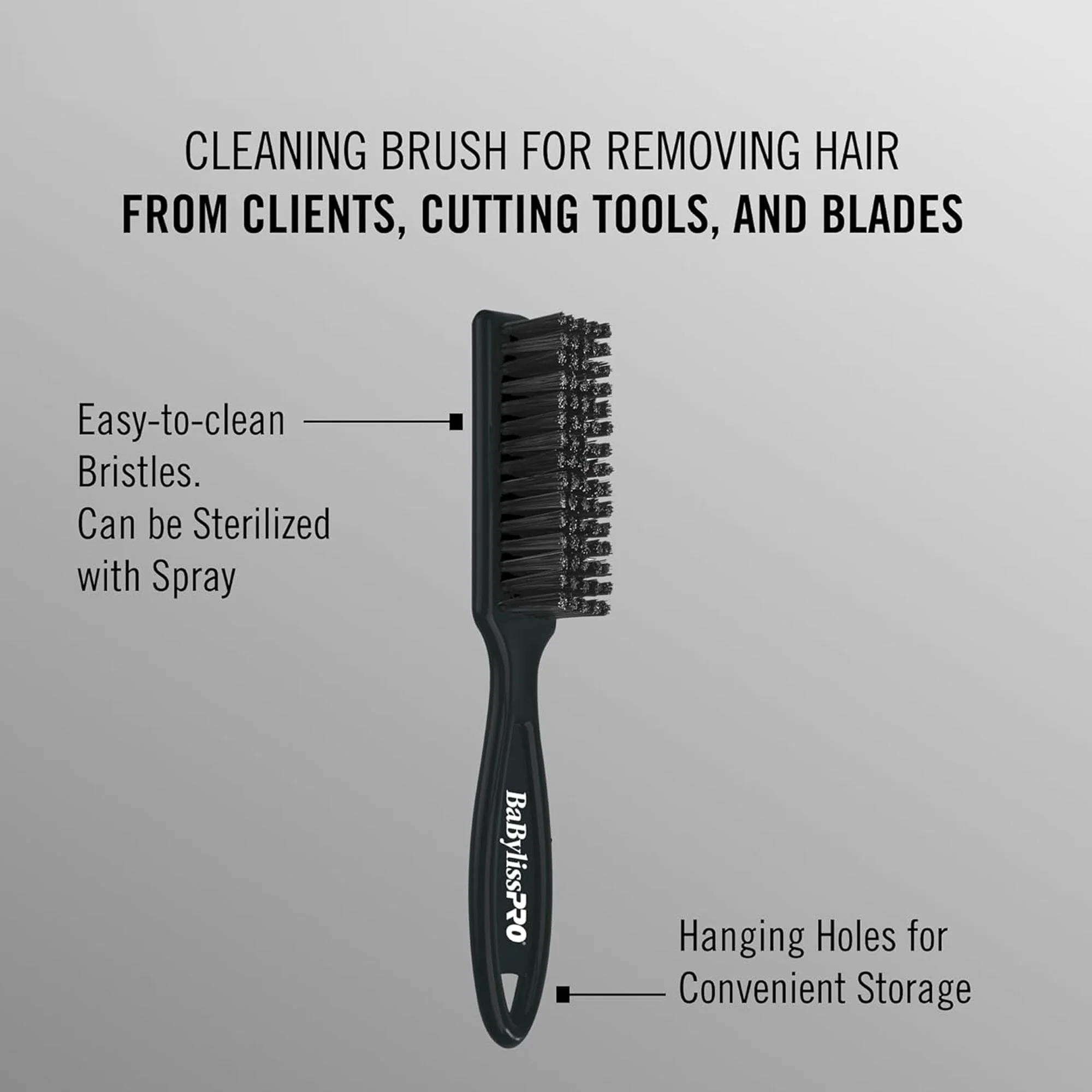 Babyliss Pro FX707BD2 DLC 2.0MM Deep Tooth T-Blade with Fade Brush and 9" Comb Black - Image 7