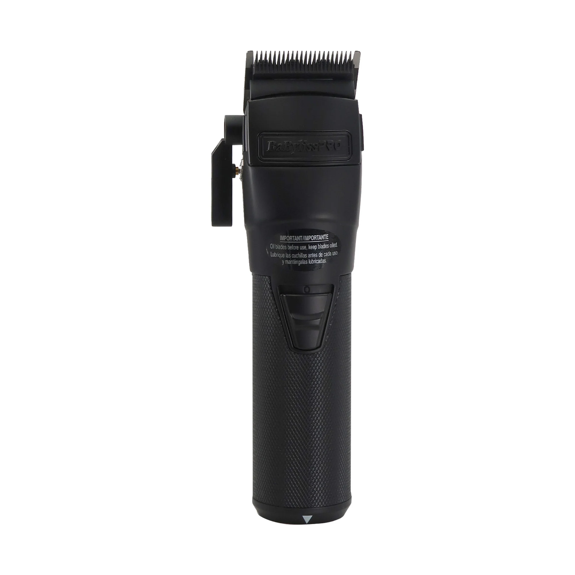 BaByliss Pro FXONE BLACKFX All-Metal Interchangeable-Battery Clipper #FX899MB with Babyliss Pro Industrial Barber Apron and Flat Top Comb White - Image 2