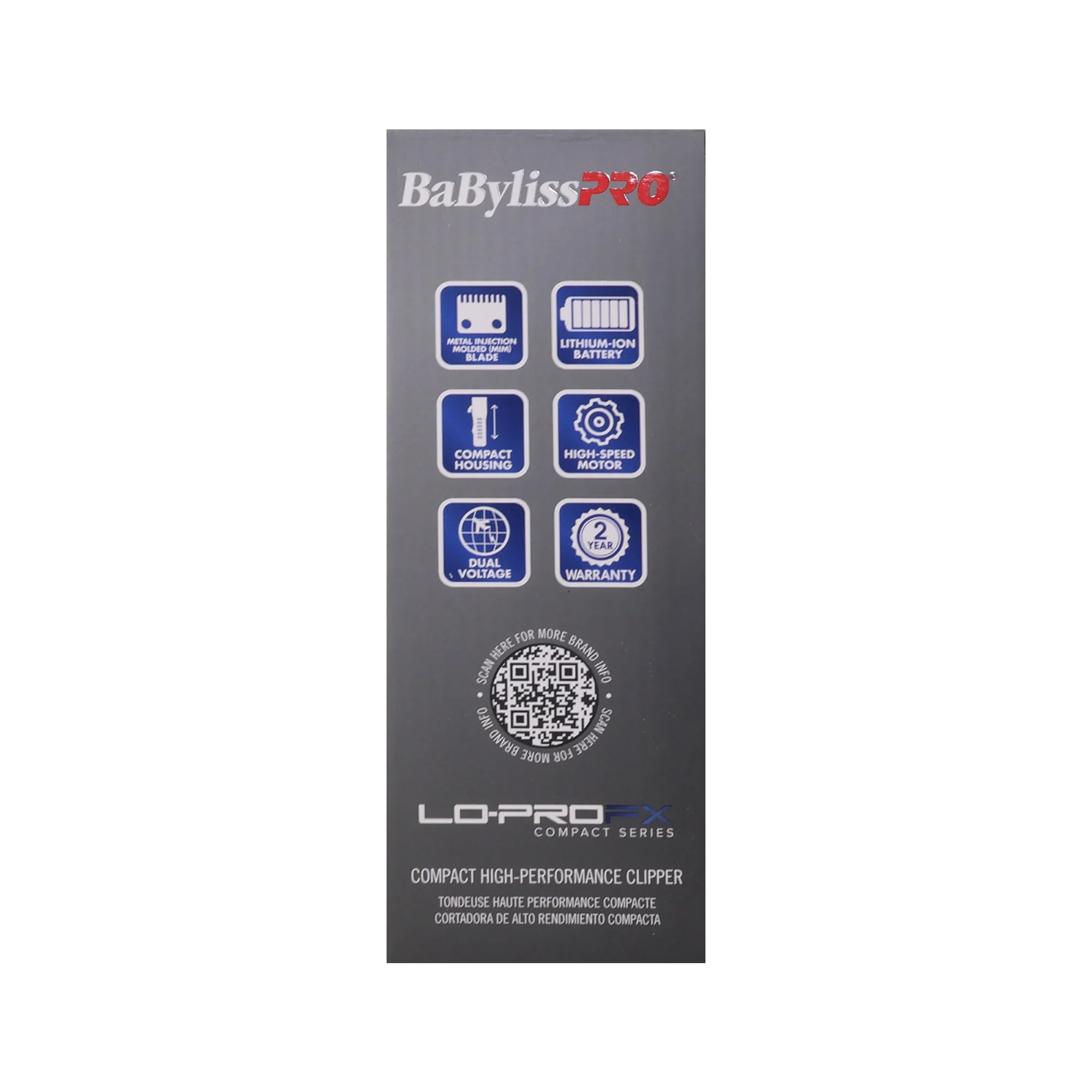 BaBylissPRO FXONE LO-PROFX FX82 Compact Clipper with 9" Barberology Clipper Comb for Professional Grooming - Image 9