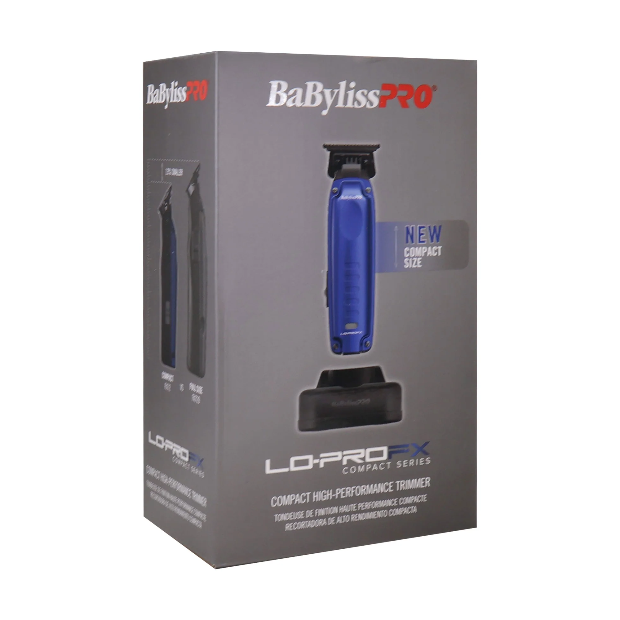 BaBylissPRO FXONE LO-PROFX FX72 Low Profile Trimmer Kit Blue with Fade Brush, 9" Comb and Trimmer Pouch - Image 5
