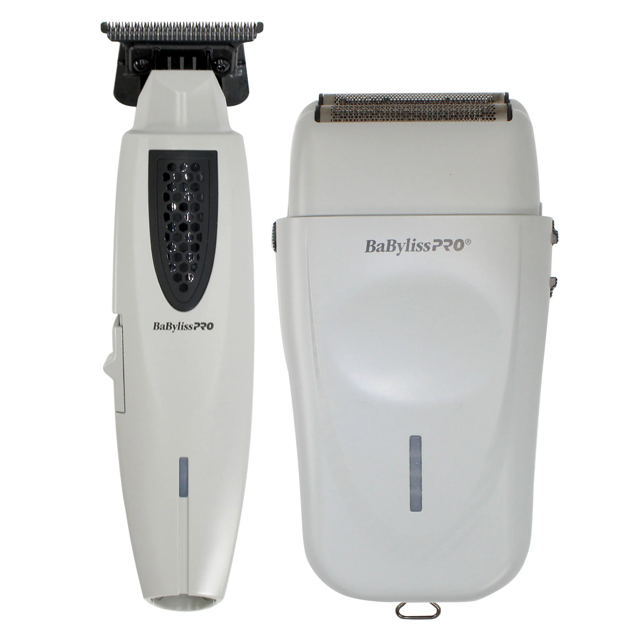 BaByliss Trimmer FX773NGY + LithiumFX+ Double Foil Shaver FXFS573GY Cordless Grooming Set