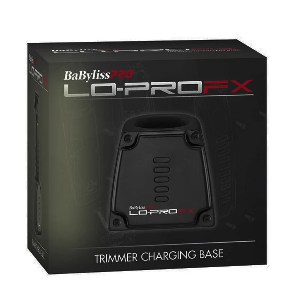 BaByliss Pro LO-PROFX Trimmer Charging Base FX726BASE with Fade Brush and 9" Comb - Image 4