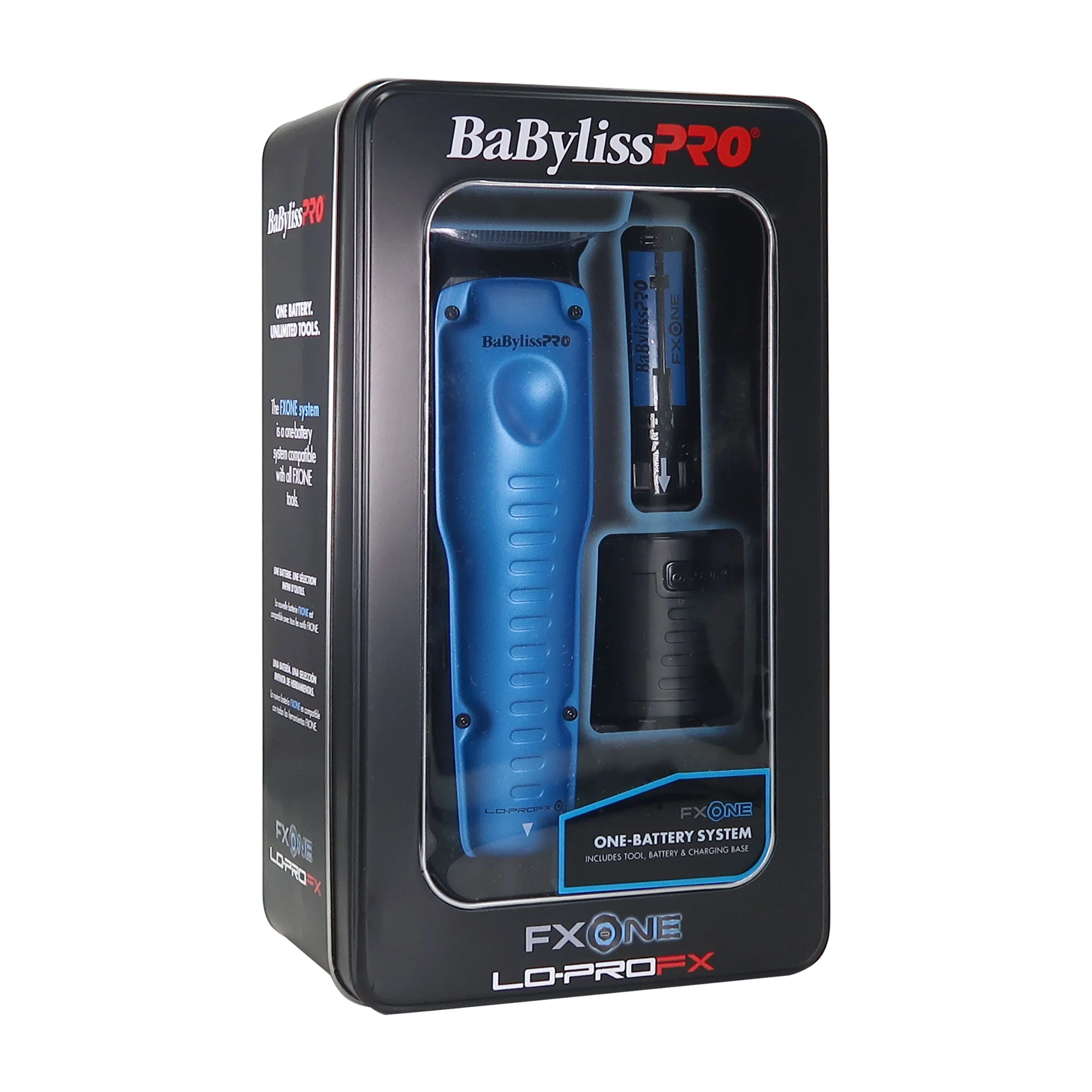 Babyliss Pro Nano Titanium Portofino 6600 Full-Size Hair Dryer Blue BNT6610N with LIMITED EDITION LO-PROFX Cordless Clipper (Blue) FX829BL Bundle - Image 4