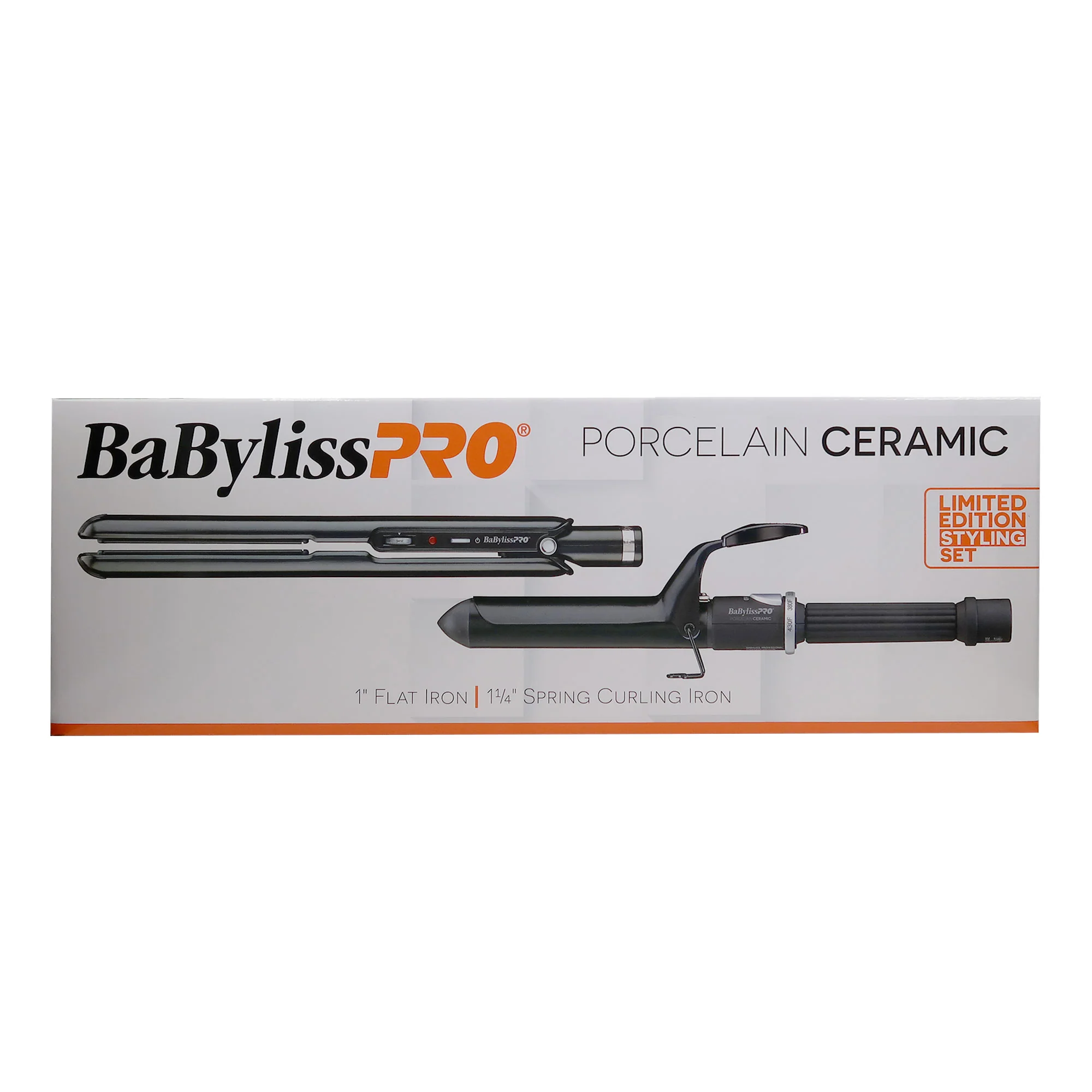 BaByliss Pro Professional Turbo Xtreme Hair Dryer BAB9400UC + Porcelain Ceramic Straightening Iron 1" and Spring Curling Iron 1¼" BPCPP6UC - Image 11