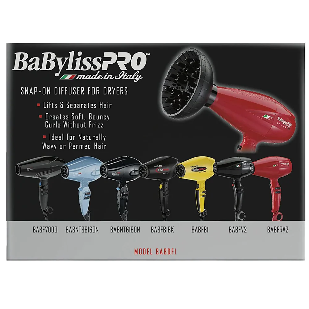 Babyliss Pro Diffuser Italian Series SLIDE-ON Model #BB-BABDF1 - Image 4