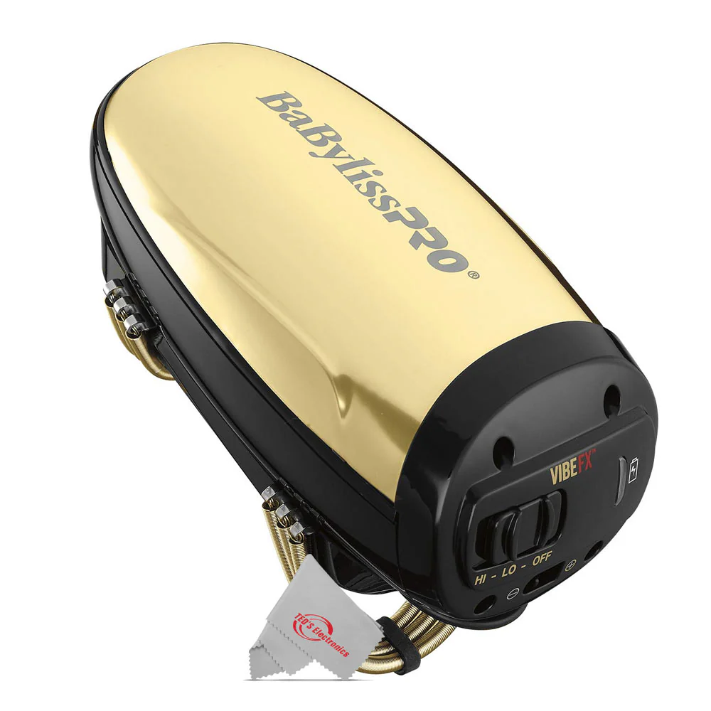 BabyLiss Pro Vibe FX Cord / Cordless Massager FXSSMG Gold - Image 2