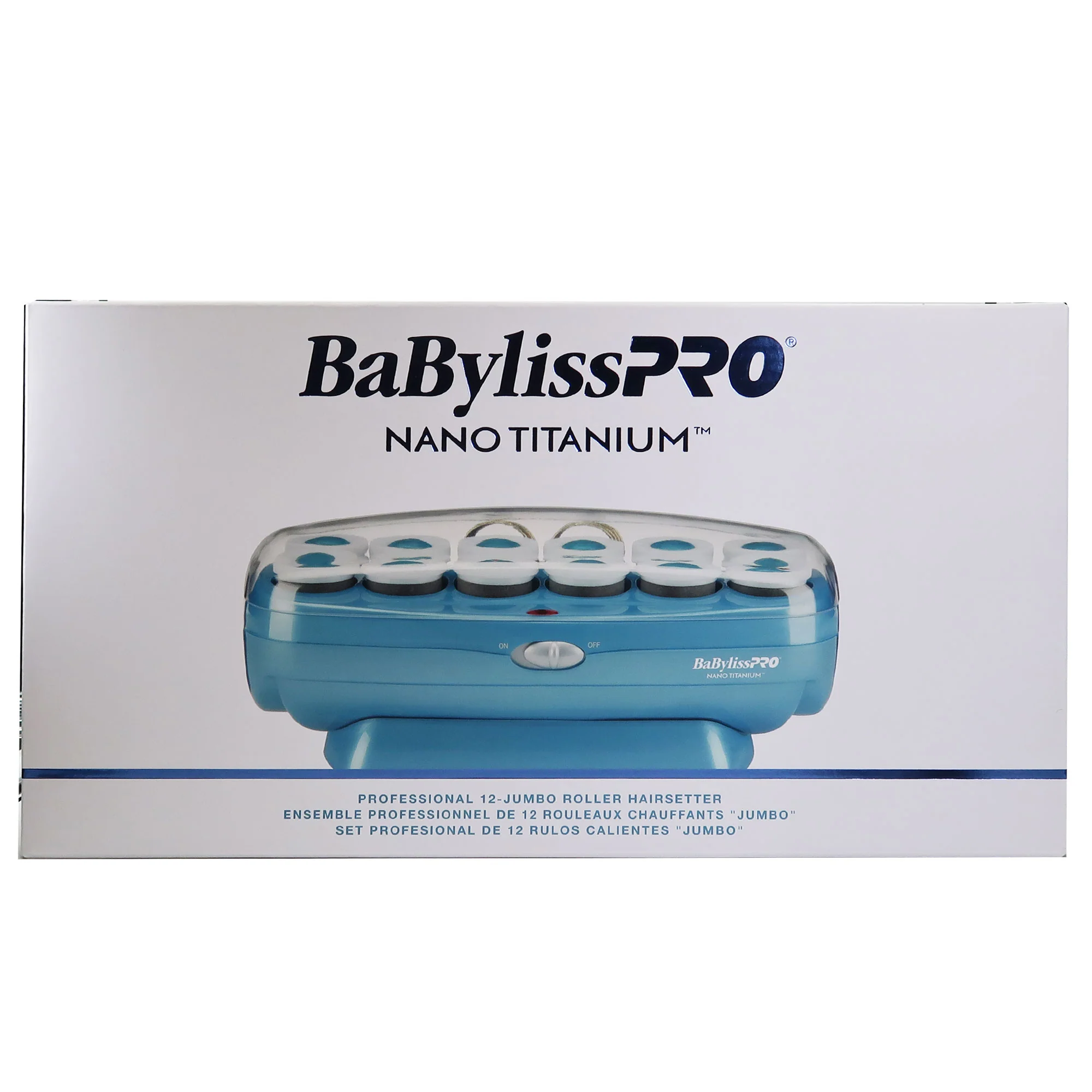 BaByliss Pro Nano Titanium Professional 12-Roller Hairsetter BABNTCHV15 with BaBylissPRO Clips for Rollers BABPC14 - Image 5