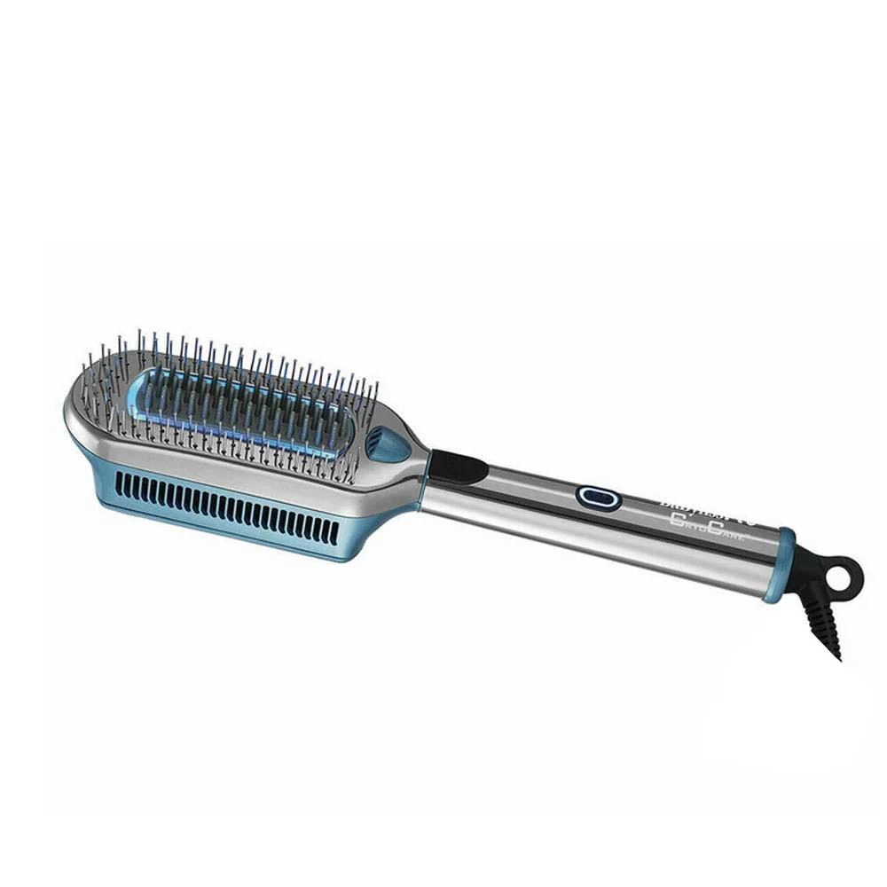 BaBylissPro Classic Professional Pistol-Grip Dryer 1875 Watts Blue BNT5175UC with CryoCare The Cold Brush Cryotherapy for Hair Hydrates Shines and Smoothes and Conair Pro Ergo-Grip Vented Brush for Blow Drying - Image 5