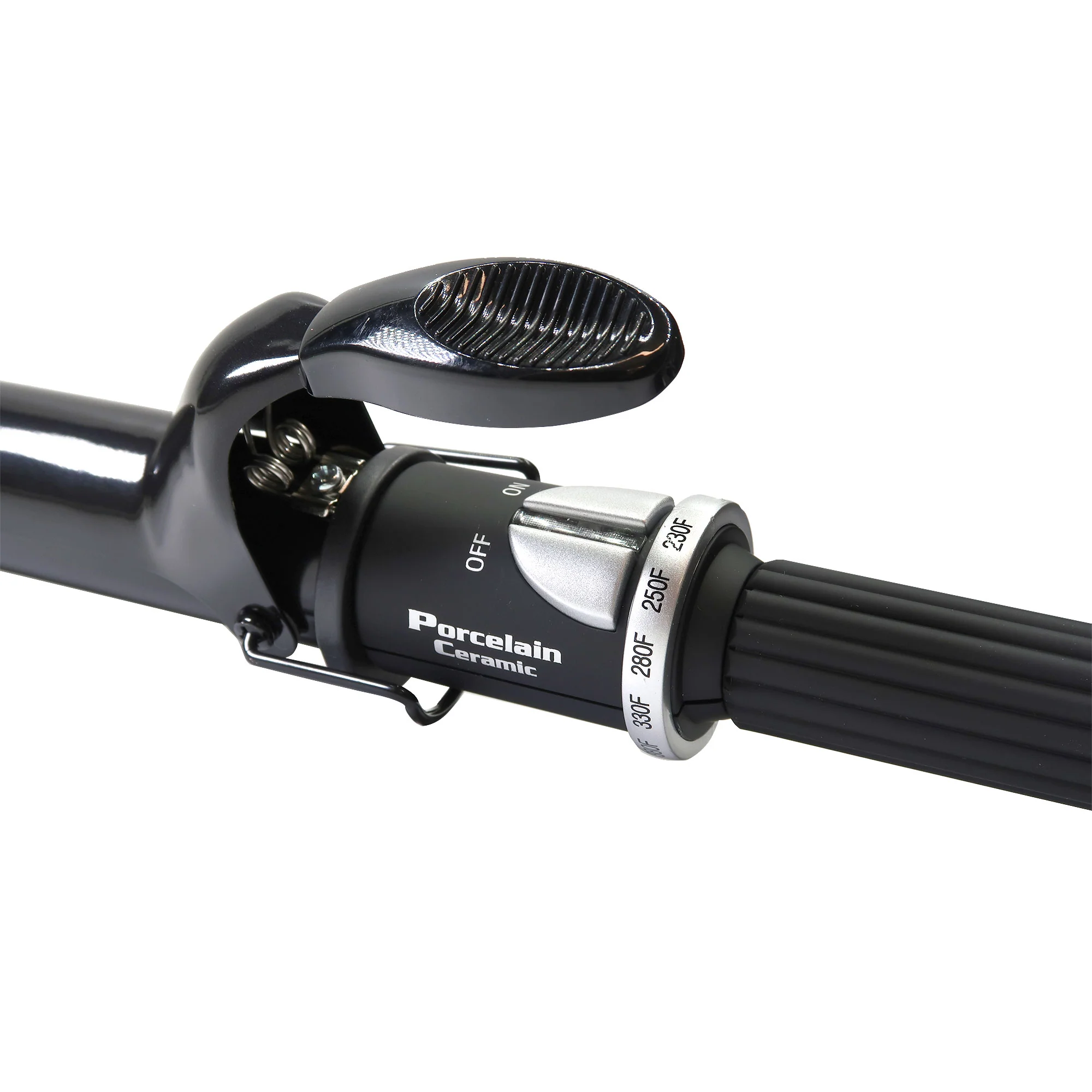 BaByliss Pro Classic Professional Pistol-Grip Dryer 1875 Watts BNT5175UC with BaByliss Pro Porcelain Ceramic Spring Curling Iron - 1-1/4" BP125S and Conair Pro Ergo-Grip Detangler Brush - Image 5