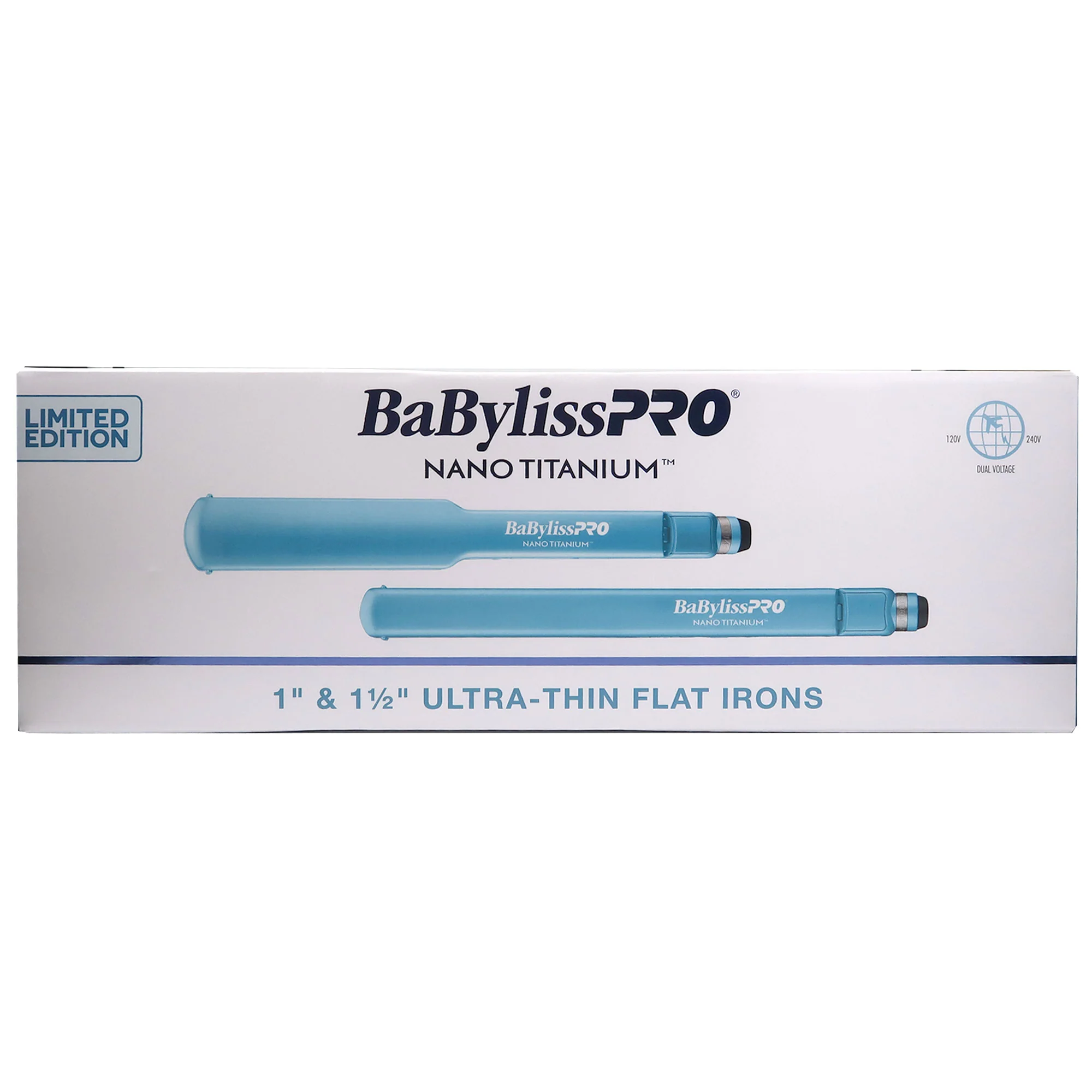BaByliss Pro Nano Titanium Ultra-Thin Flat Irons 1" & 1 ½" Combo #BNTPP57UC with Wahl Flat Top Comb Black #3333 - Image 4