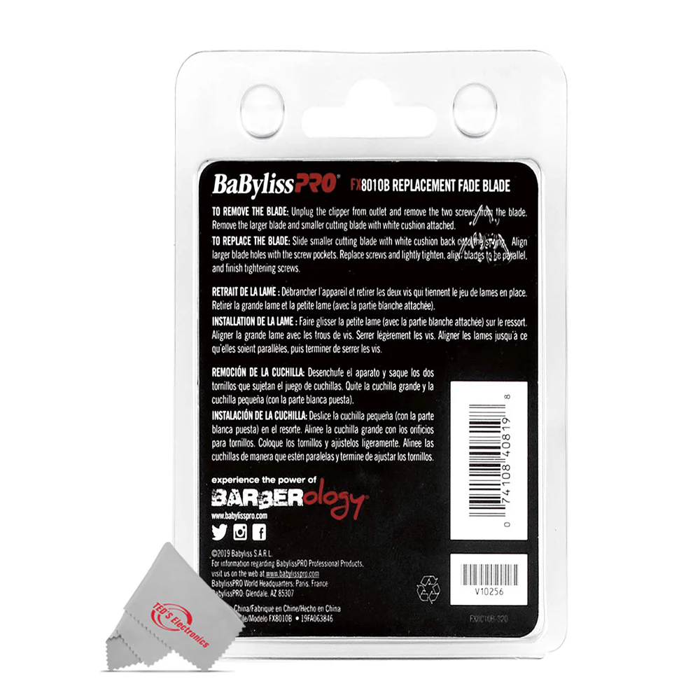 Babyliss Pro Graphite FX8010B Replacement Fade Blade with PVD Coating For FX810 FXF880 FX870 - Image 4