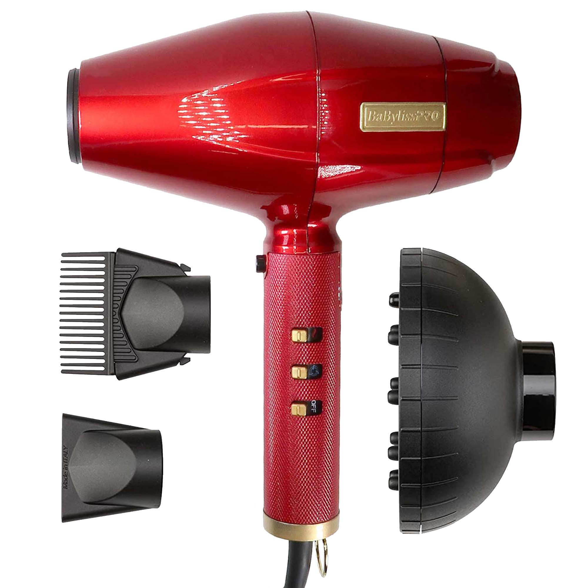 BaByliss Pro Influencer Collection REDFX Dryer - Hawk the Barber Prodigy Red FXBDR1 Bundle - Image 2