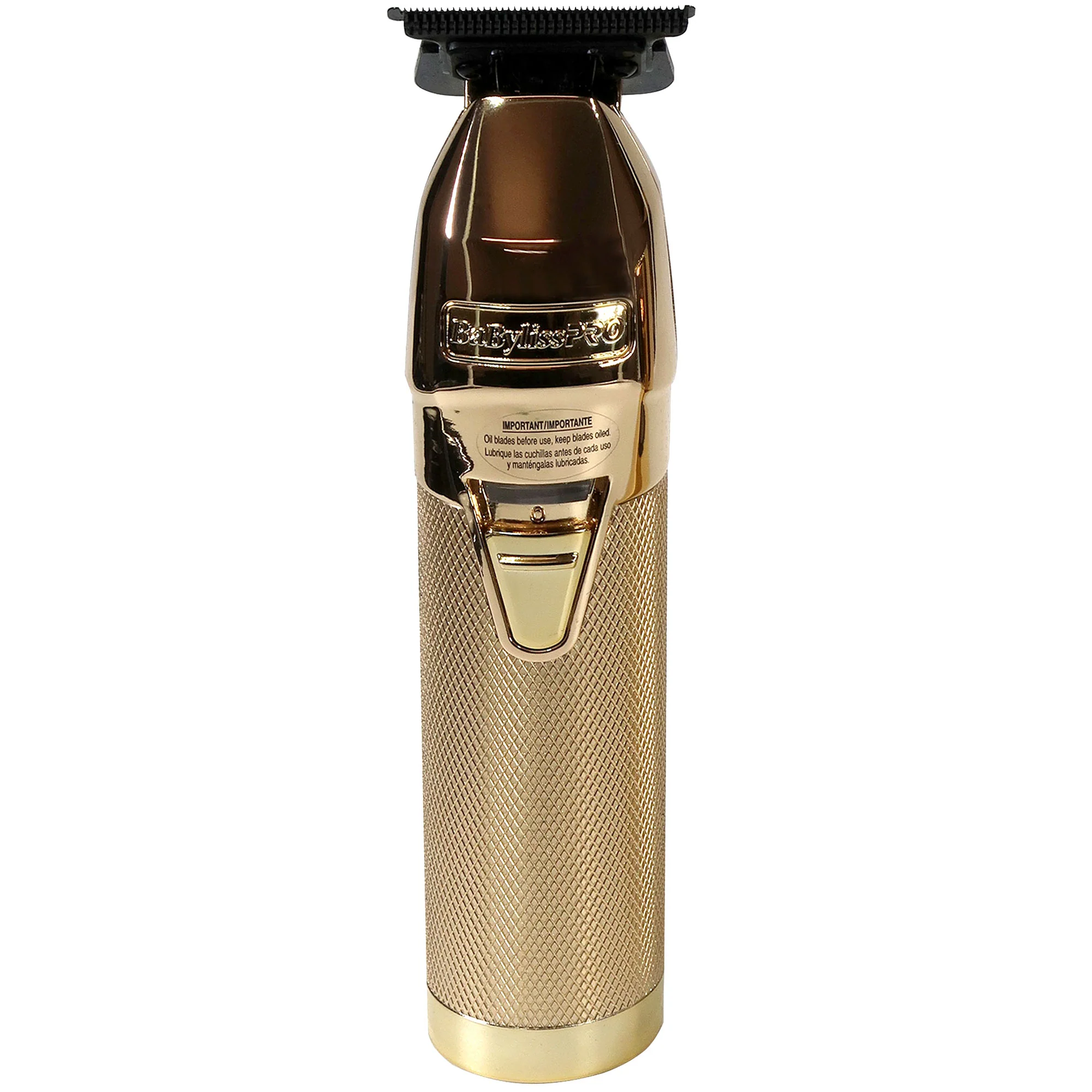 BaByliss Pro GOLDFX Collection - Metal Lithium Outlining Trimmer & Double Foil Shaver #FXHOLPK2GN with Babyliss PRO Barberology GoldFX Barber Cape w/ Snap Button Closure - Image 3