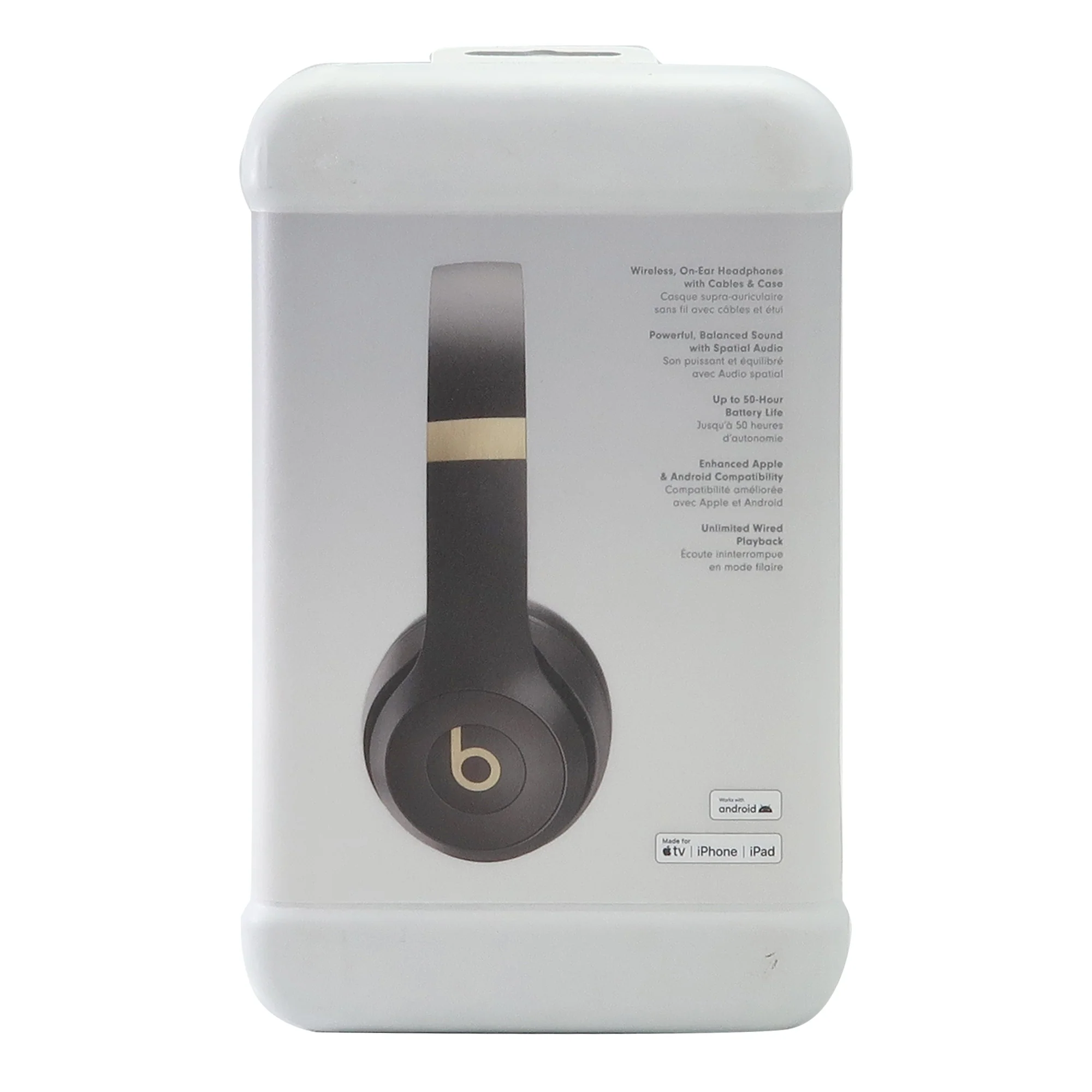 Beats by Dr. Dre Beats Solo 4 Wireless On-Ear Headphones (Black & Gold) - Image 8