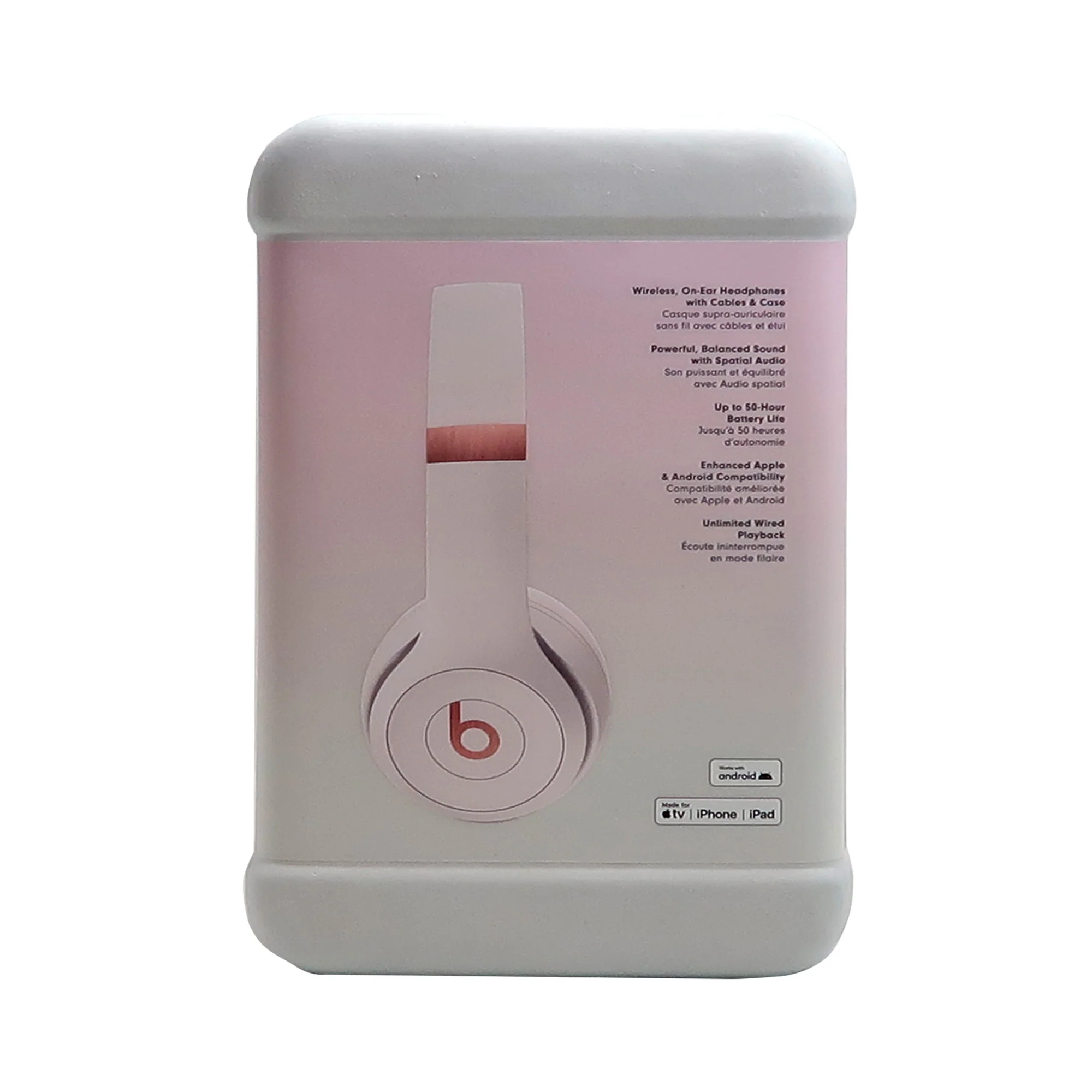 Beats by Dr. Dre Beats Solo 4 Wireless On-Ear Headphones (Cloud Pink) - Image 3