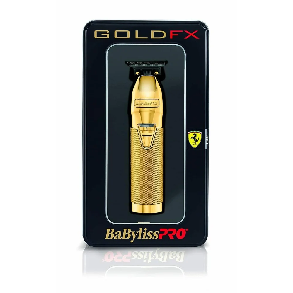 BaByliss PRO GOLD FX Skeleton Exposed T-Blade Outlining Cordless Trimmer FX787G - Image 3