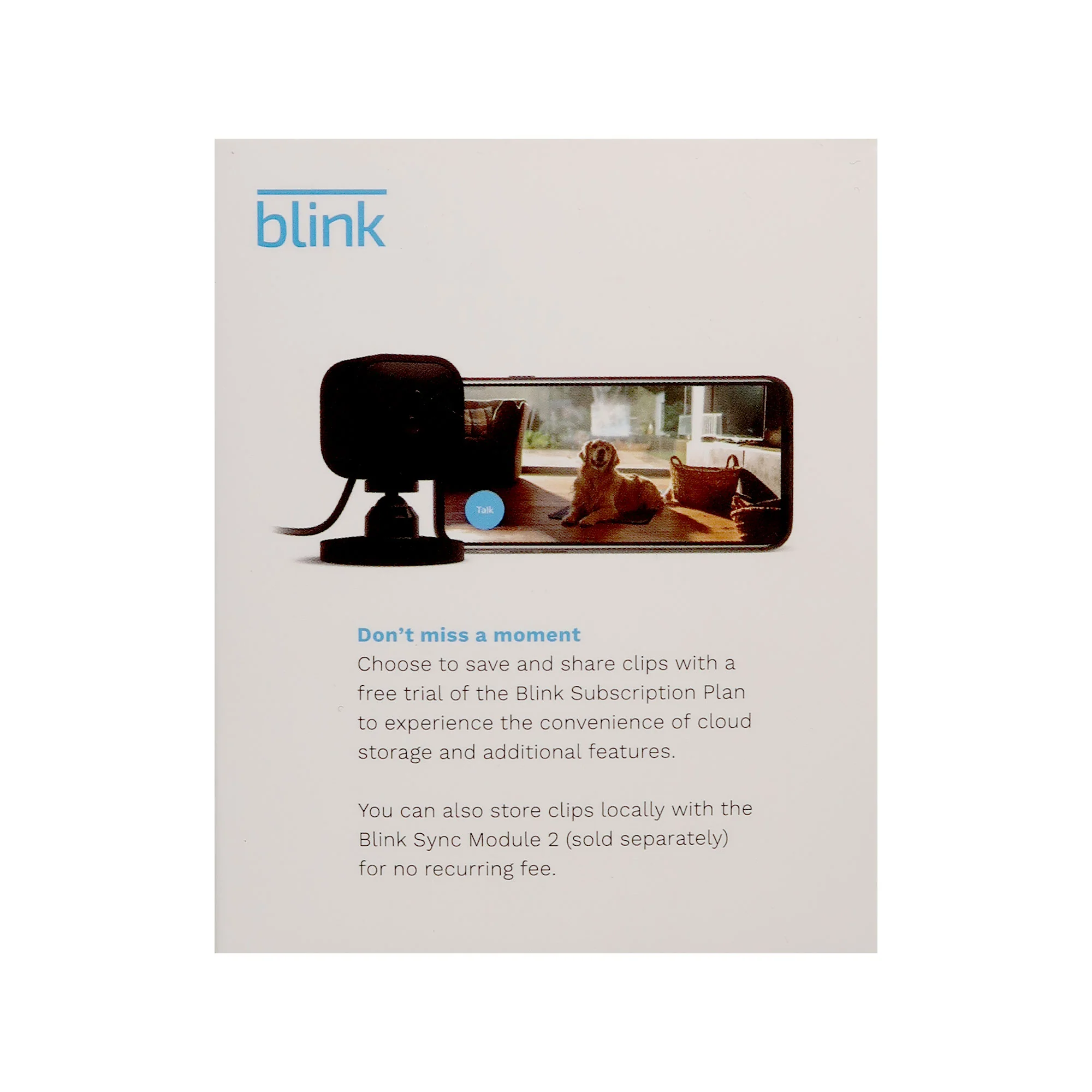 2x Blink Mini Compact Indoor Plug-In Smart Security Camera 1080p Video Night Vision (Black) - Image 4