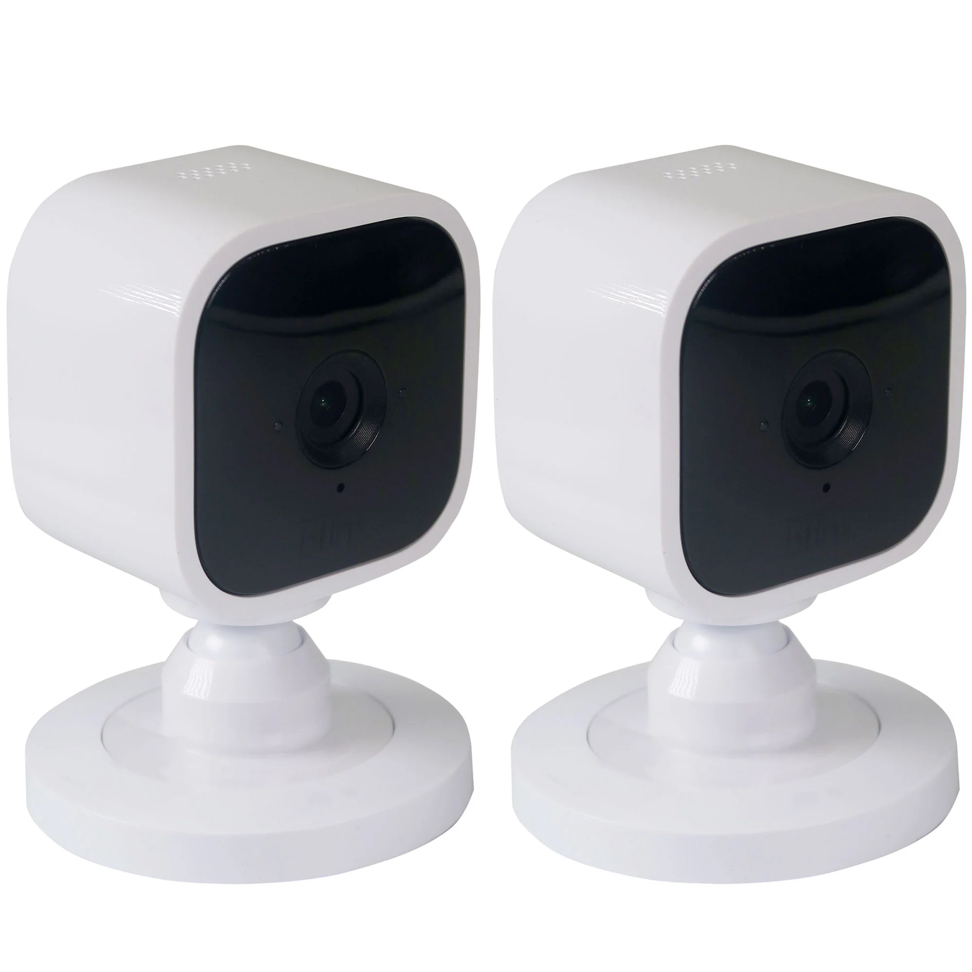 3x Blink Mini Compact Indoor Plug-In Smart Security Camera Works With Alexa – 2 Cameras (White) - Image 2