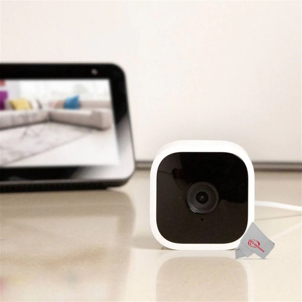 2x Blink Mini Compact Indoor Plug-in HD Smart Security Camera, 1080HD Video, Works with Alexa - Image 3