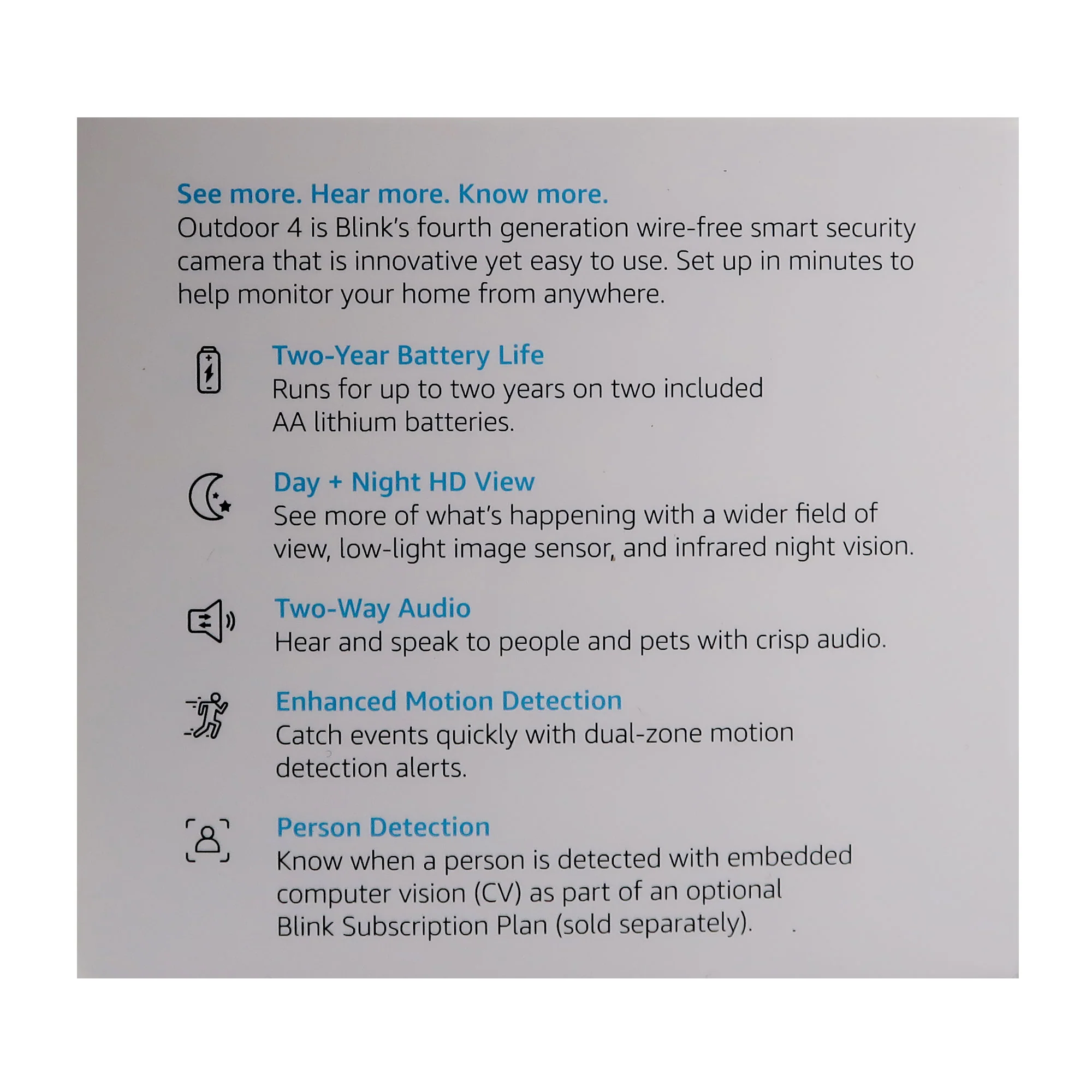 Blink Outdoor 4 (4th Gen) Wireless 2 Camera System (Black) - Image 6
