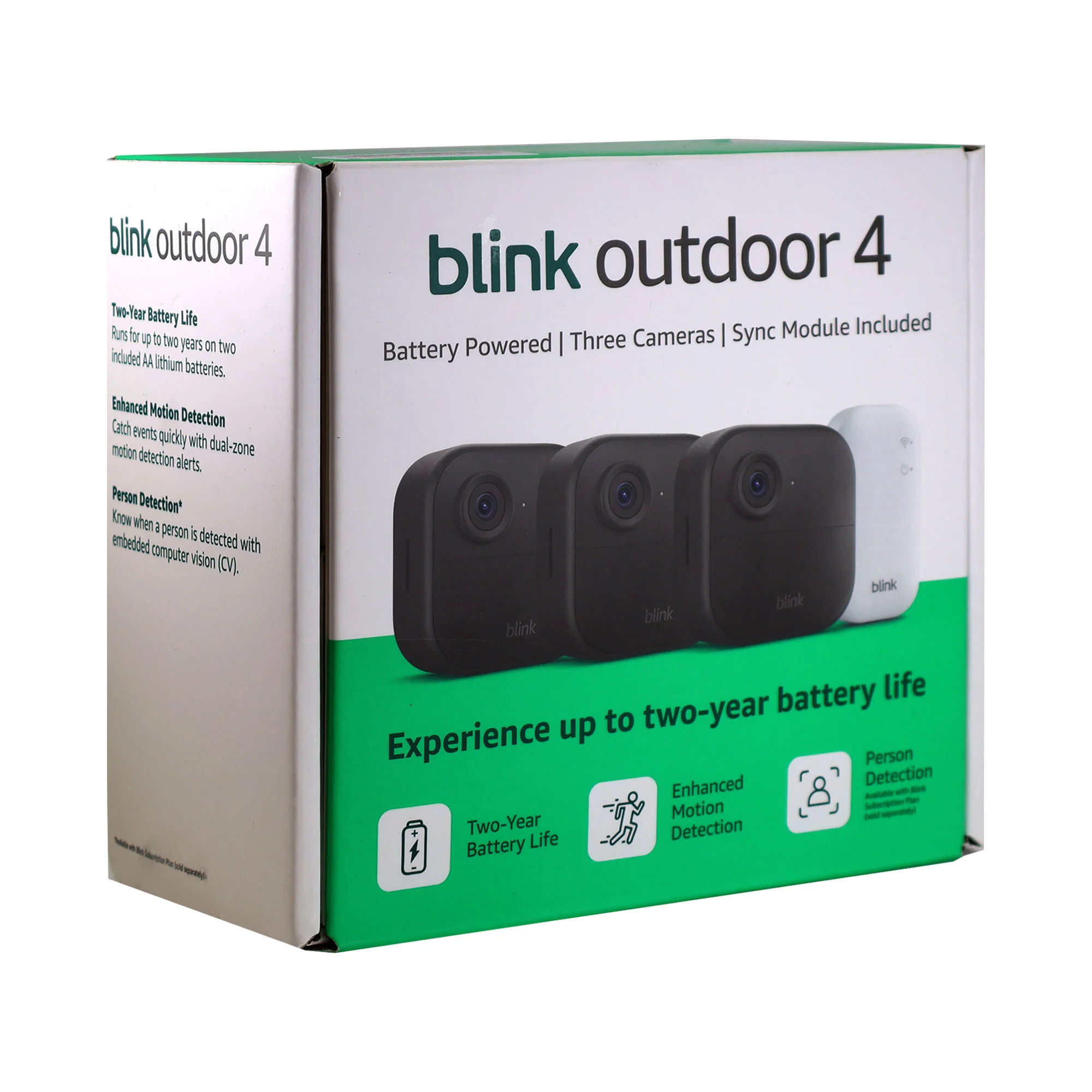 Blink Outdoor 4 Wireless Smart Security Camera - Sync Module Core Included (3 Cameras) with Blink Smart Wifi Video Doorbell – Wired/Battery Operated - Image 5