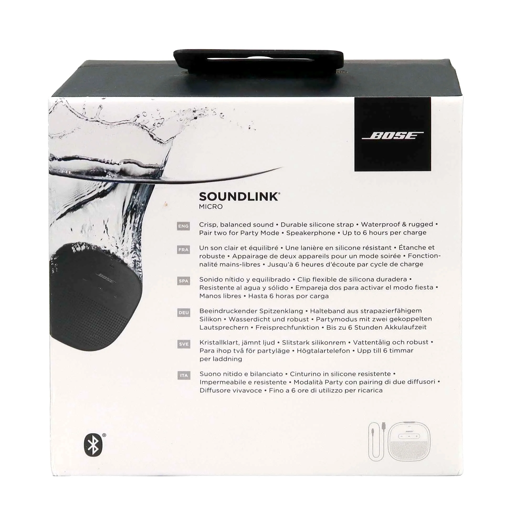 Bose Soundlink Micro Bluetooth Speaker (Black) - Image 5