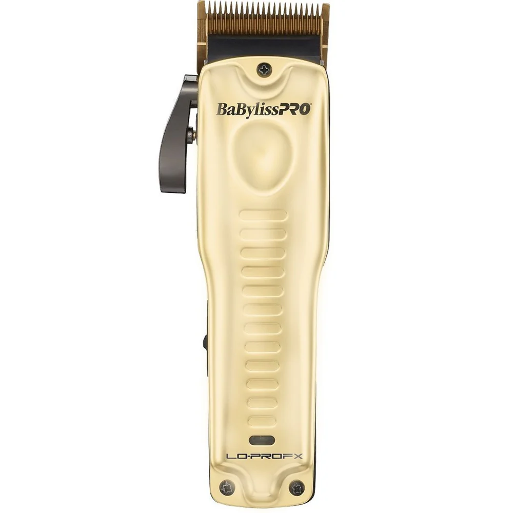 BaByliss Pro LO-PROFX Clipper & Trimmer Gift Set (Gold) + Metal Double Foil Shaver and Comb - Image 3