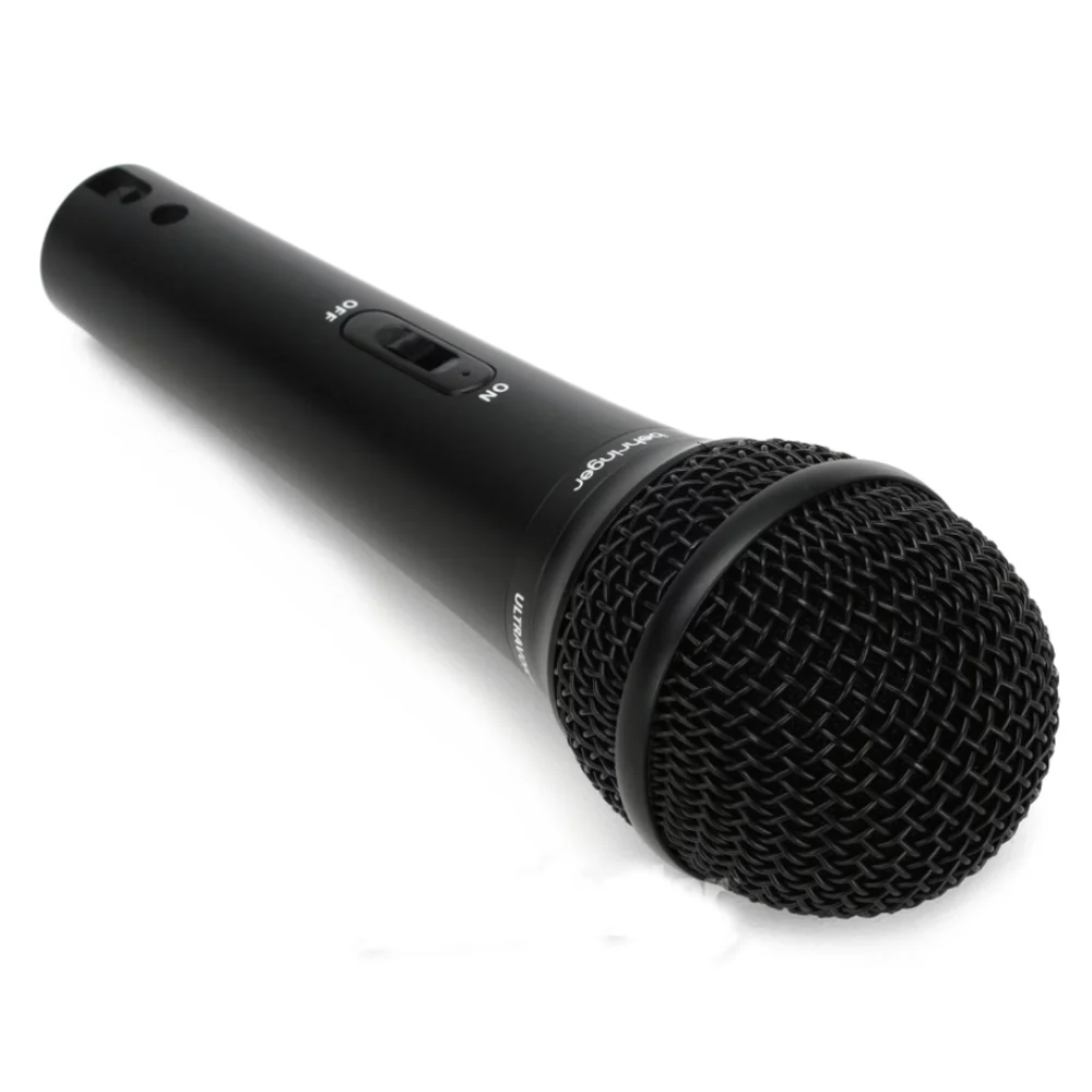 Behringer XM1800S Dynamic Vocal & Instrument Microphone (3-pack) + 3x Pig Hog 8mm XLR Microphone Cable + Tabletop Tripod - Image 5
