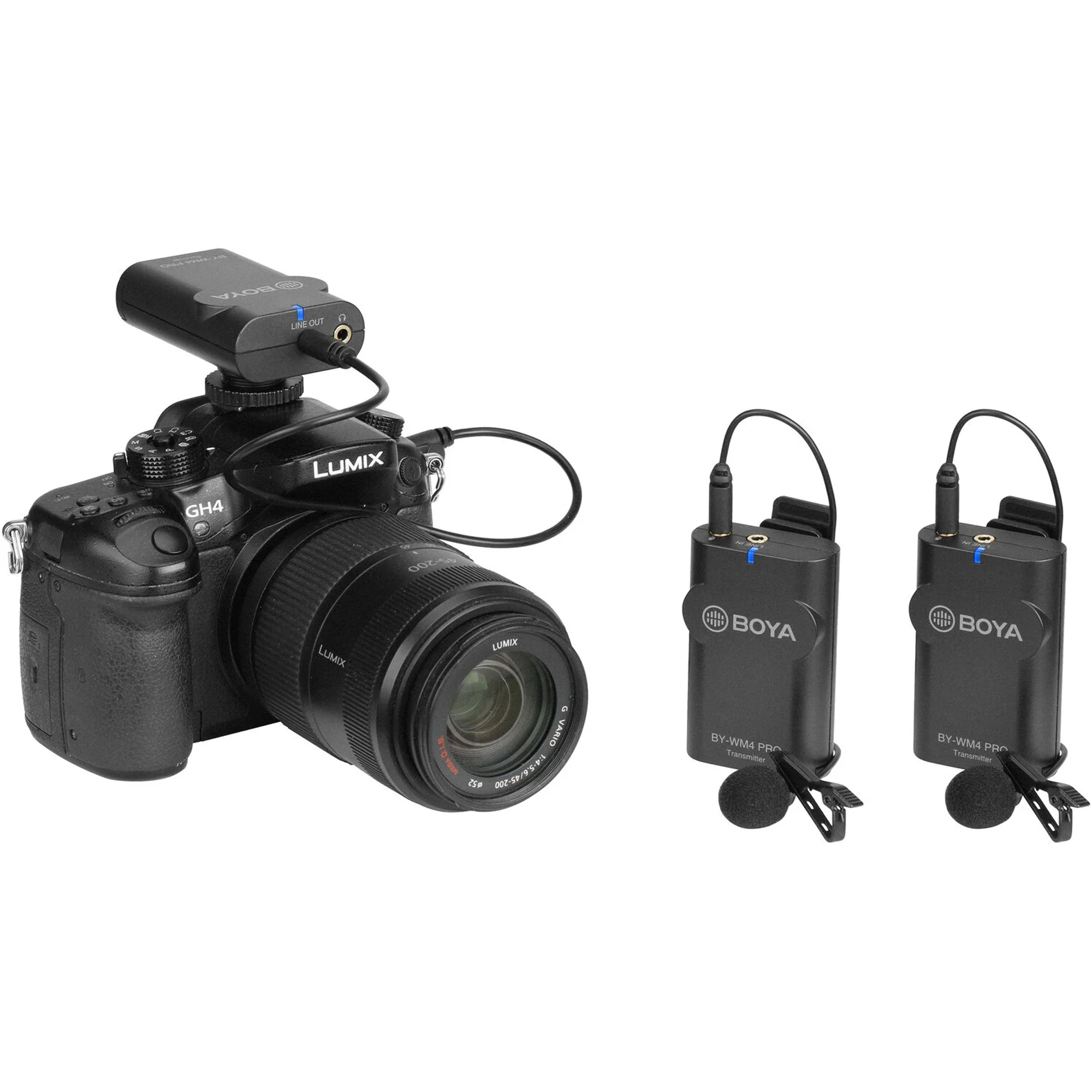 Boya BY-WM4 PRO-K2 Two-Person Digital Camera-Mount Wireless Omni Lavalier Microphone System (2.4 GHz) - Image 6
