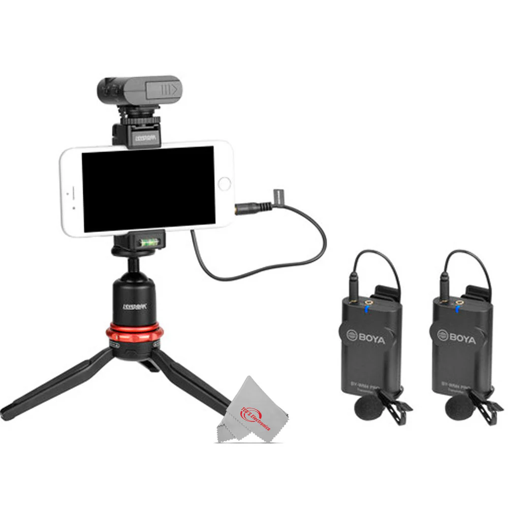 Boya BY-WM4 Pro k2 Dual-Channel Digital Wireless 2 x Omni Lavalier Mic Microphone For 2-Person Videos, Interviews, YouTube - Image 6