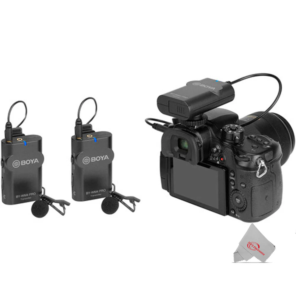 Boya BY-WM4 Pro k2 Dual-Channel Digital Wireless 2 x Omni Lavalier Mic Microphone For 2-Person Videos, Interviews, YouTube - Image 8