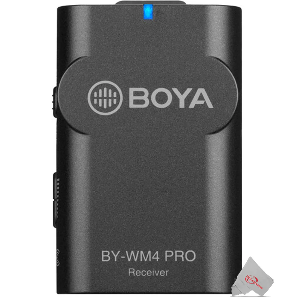 Boya Pro Digital Camera-Mount Wireless Omni Lavalier Microphone System (2.4 GHz) BY-WM4 - Image 7