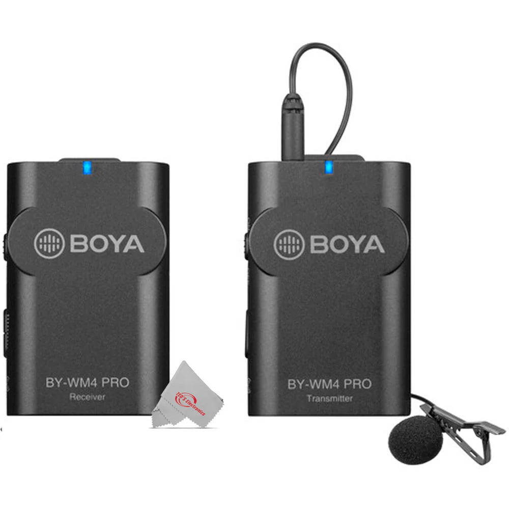 Boya BY-WM4 Pro Dual-Channel Digital Wireless Omni Lavalier Microphone For Videos, Interviews, And YouTube - Image 3