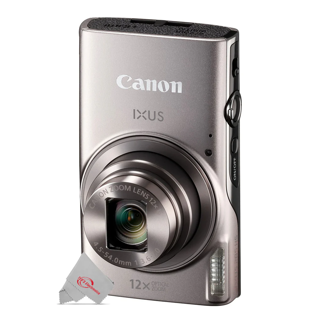 Canon PowerShot IXUS 285 / ELPH 360 HS Digital Camera (Silver) with Transcend 32GB SDHC Memory Card - Image 4
