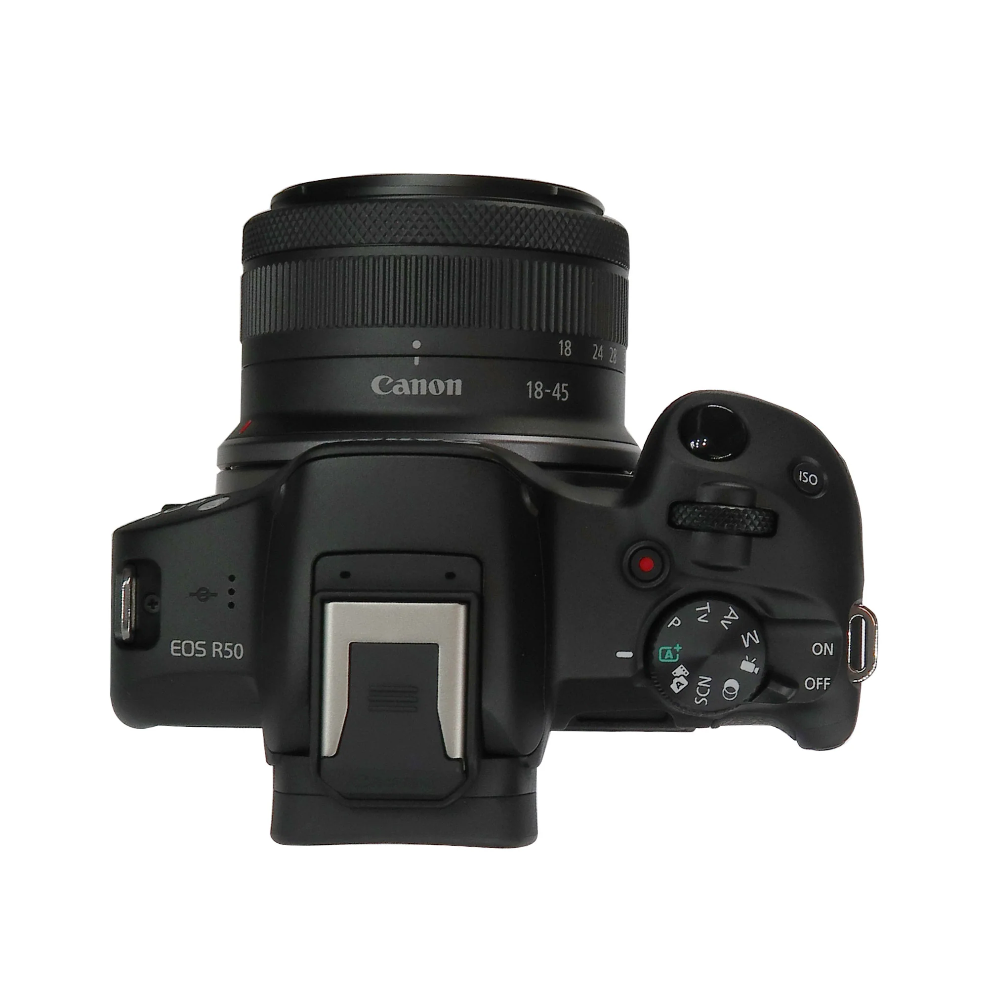 Canon EOS R50 Mirrorless Camera with 18-45mm Lens Black with Canon RF 24mm f/1.8 Macro IS STM Lens Kit - Image 4