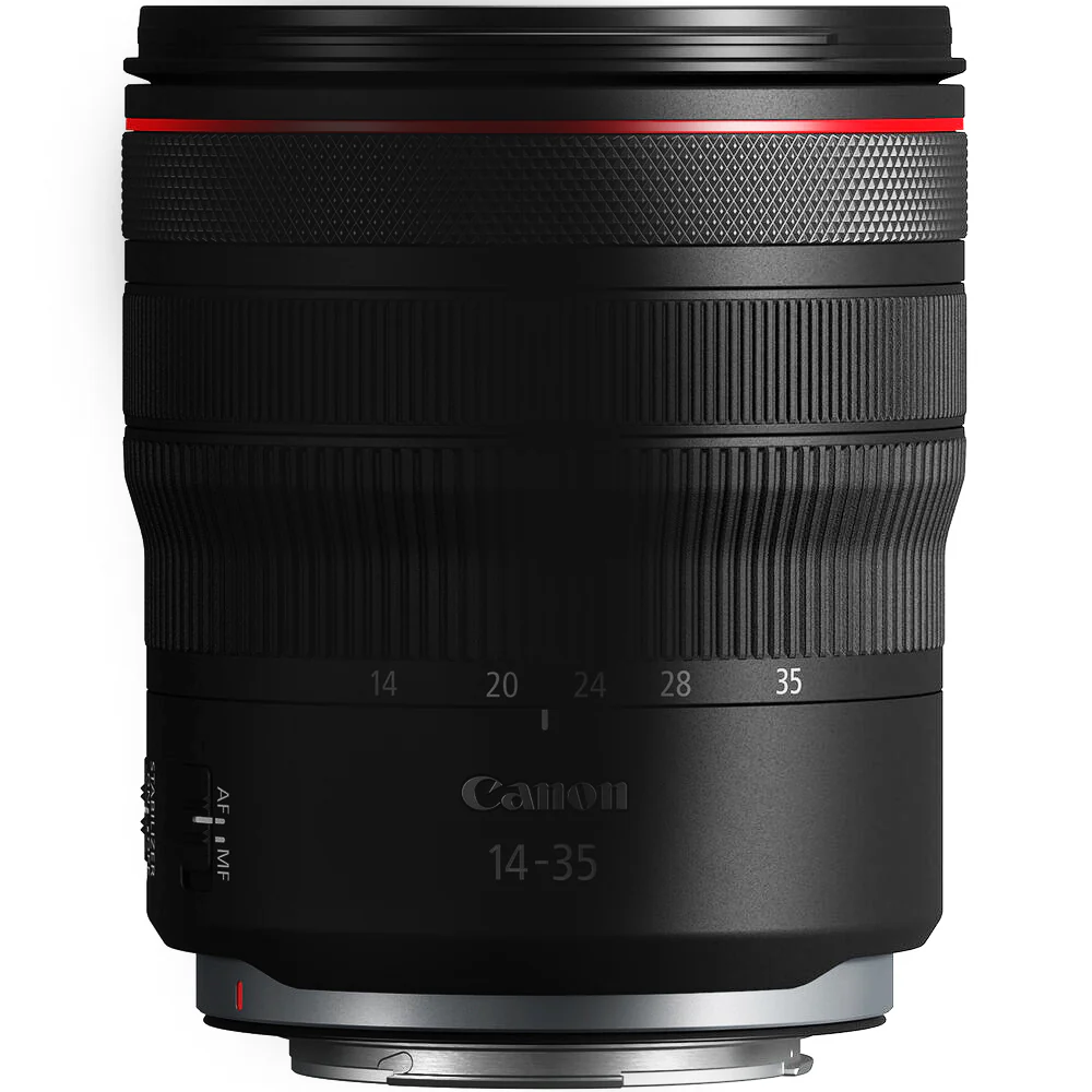Canon RF 14-35mm f/4 L IS USM Lens with UV Filter and 6" Padded Lens Case - Image 3