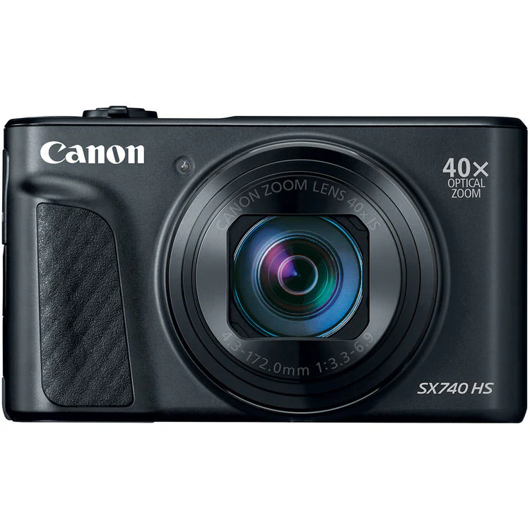 Canon PowerShot SX740 Wi-Fi Digital Camera Black with Replacement Battery and 32GB Memory Card - Image 2