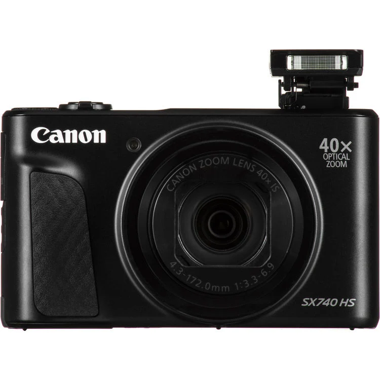 Canon PowerShot SX740 Wi-Fi Digital Camera Black with Replacement Battery and 32GB Memory Card - Image 7