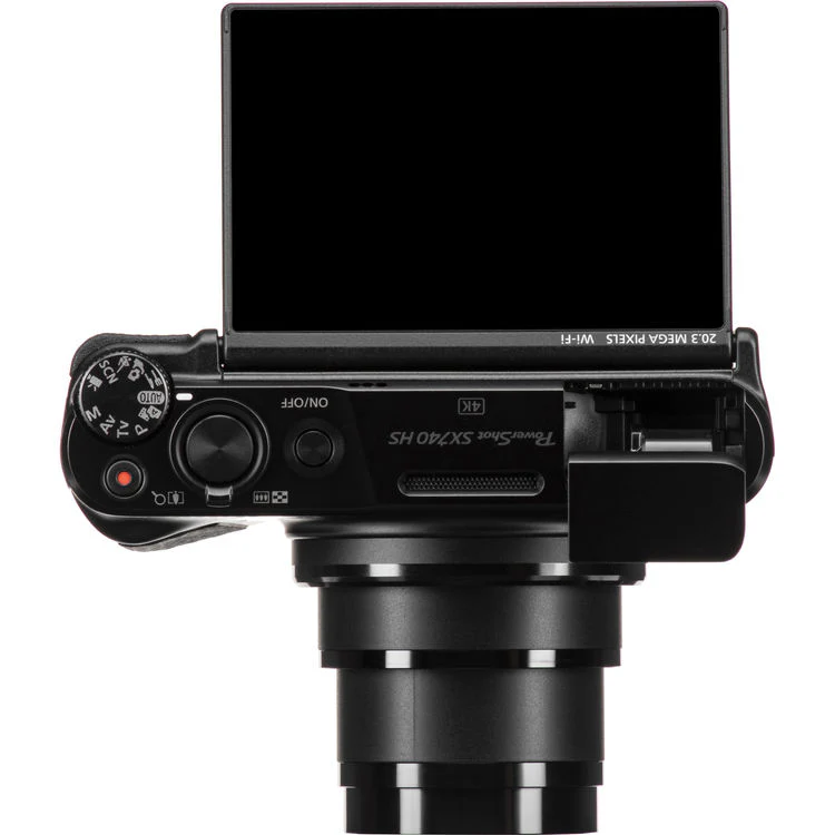 Canon PowerShot SX740 Wi-Fi Digital Camera Black with Replacement Battery and 32GB Memory Card - Image 8